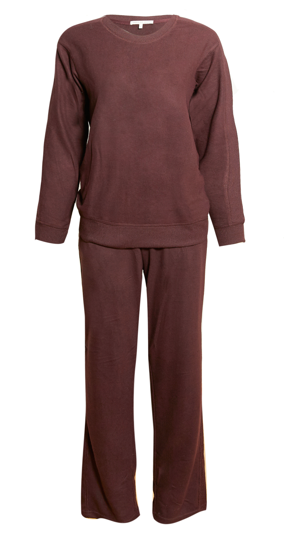 Crew Knit Sweater+Straight Leg Pant Matching Set