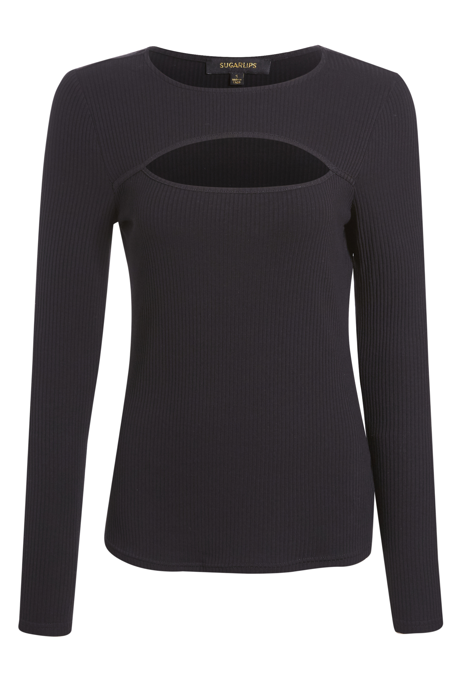 Cut Out Detail Long Sleeve