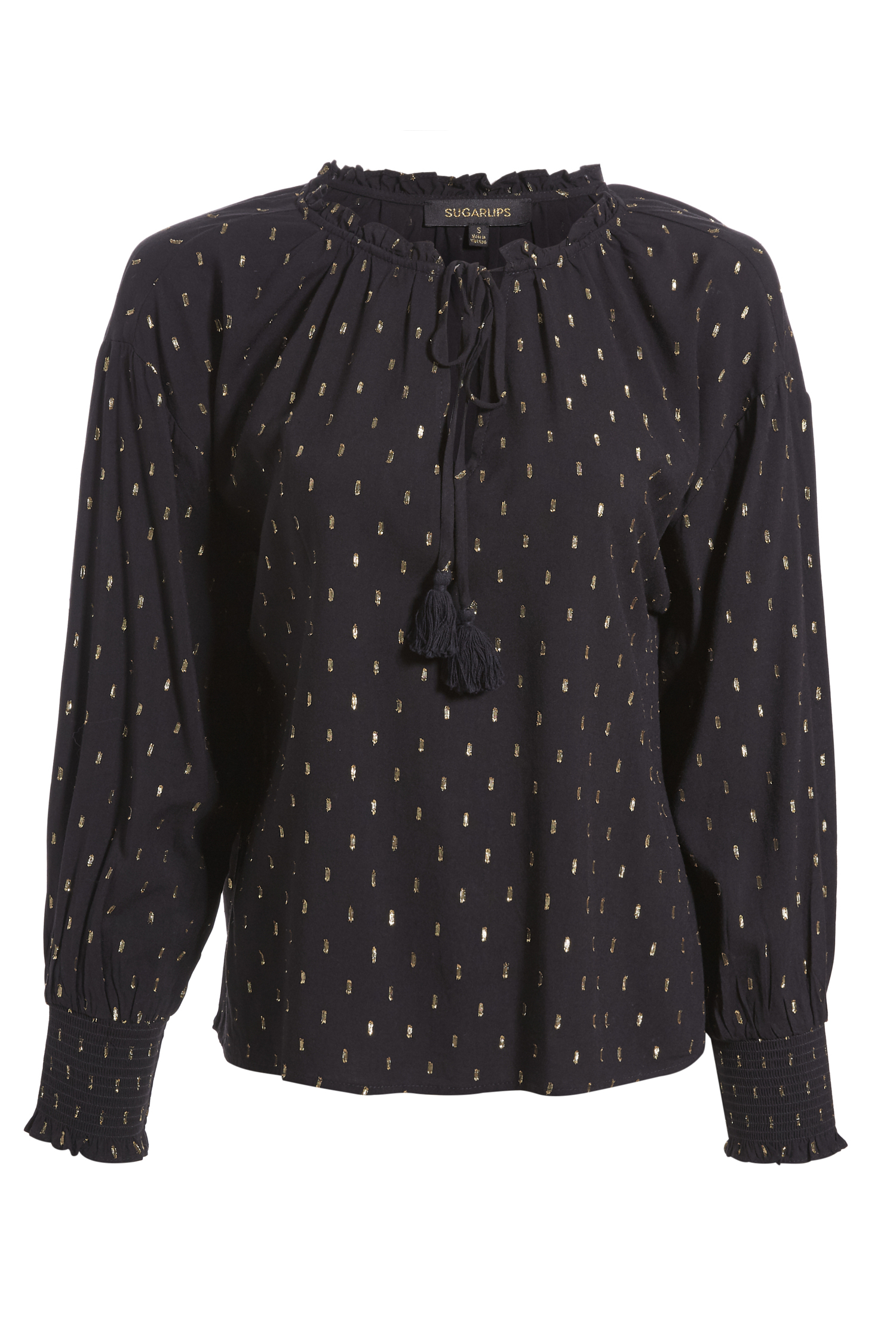 Long Sleeve Printed Blouse