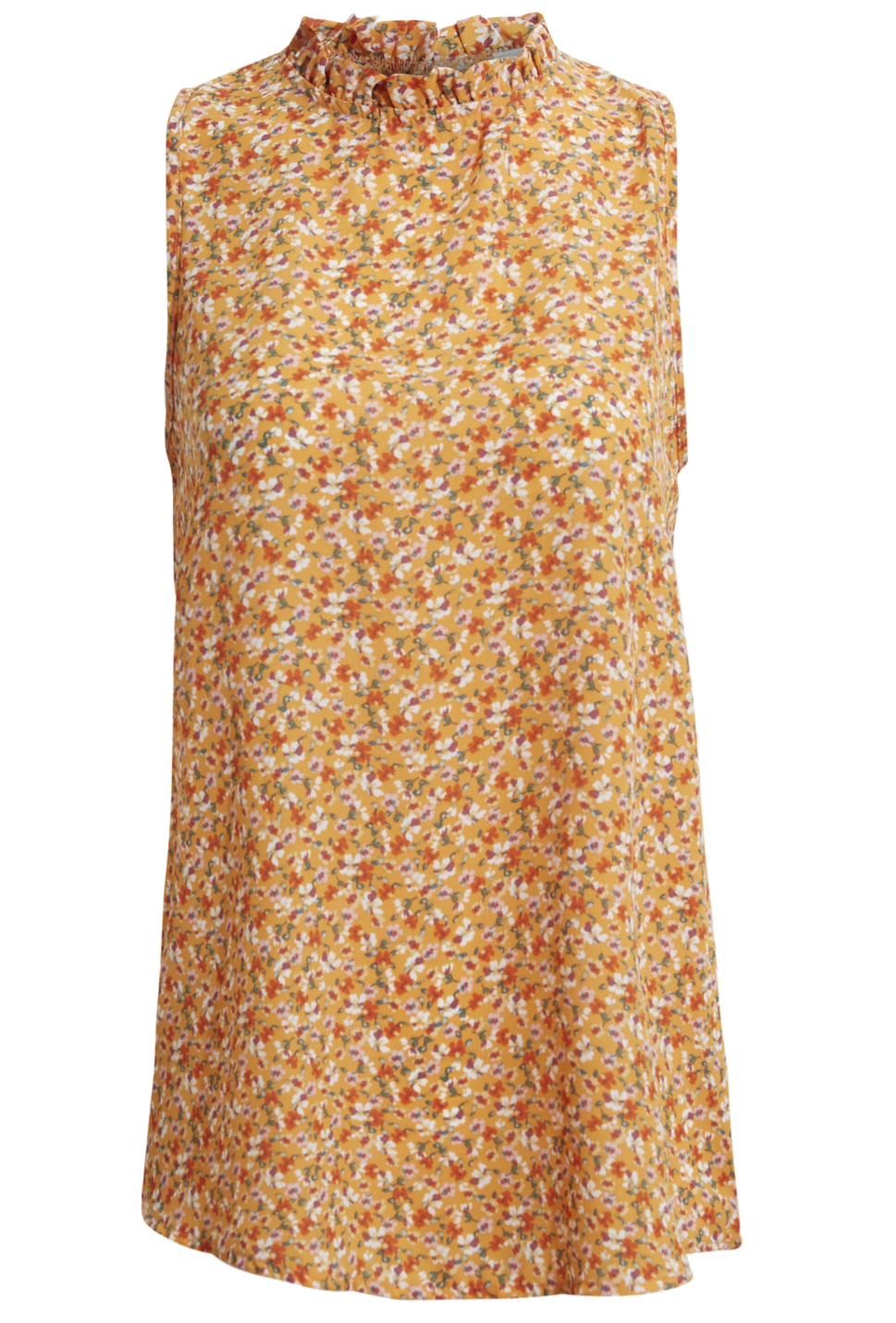 Mock Neck Sleeveless Top