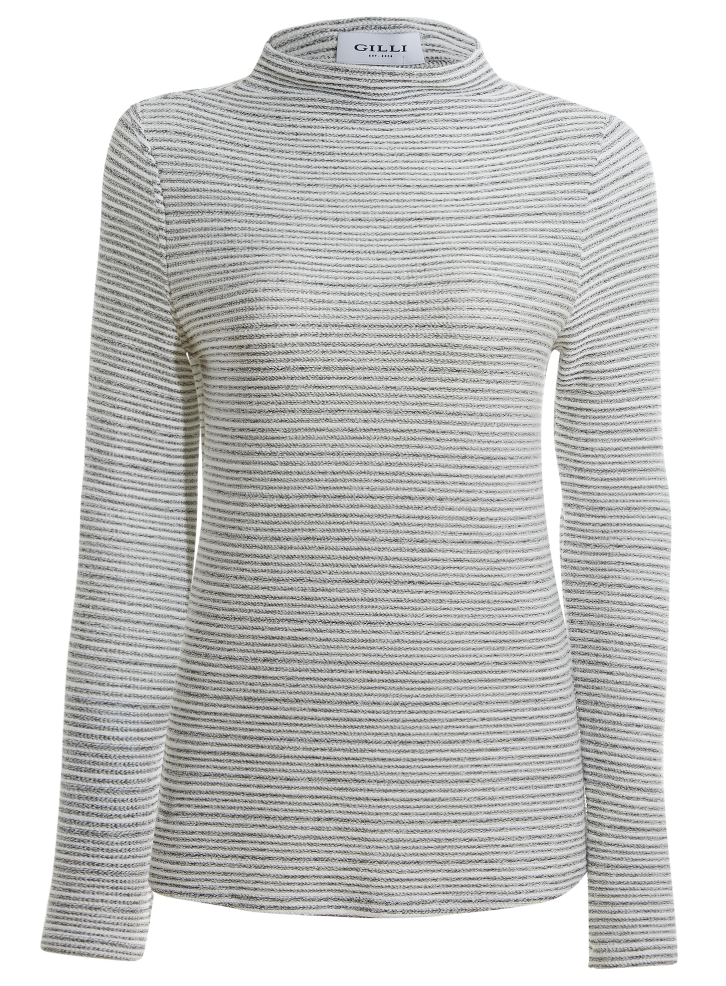 Long Sleeve Mock Neck Top