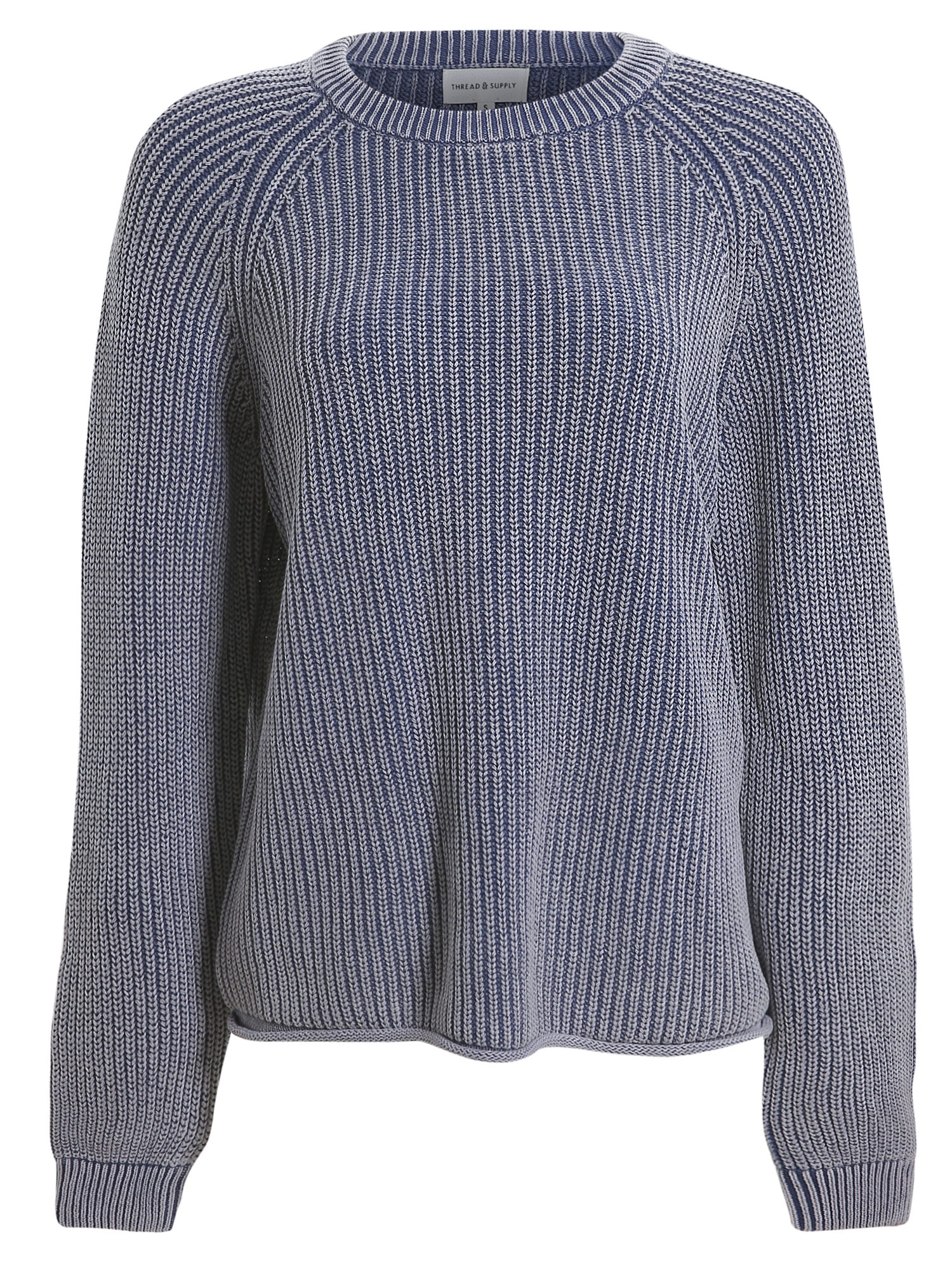 Thread & Supply Rib Knit Crewneck Sweater