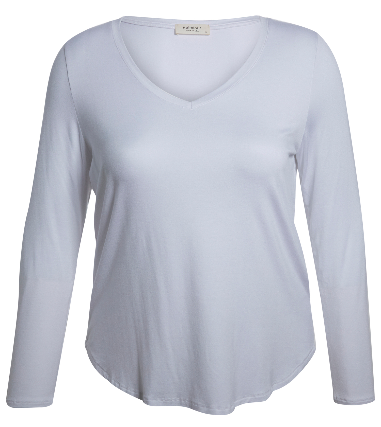 V-Neck Long Sleeve Top