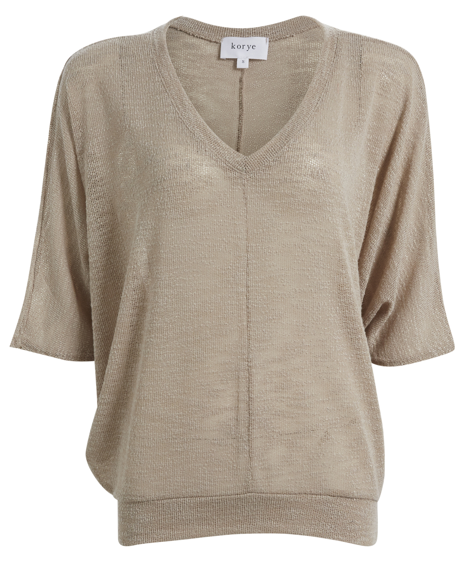 Sloan Short Sleeve Slub Knit Top