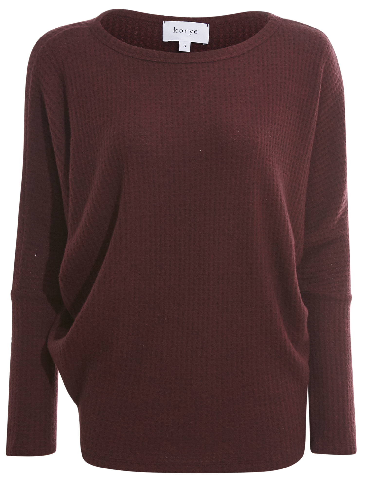 Brushed Waffle Knit Top