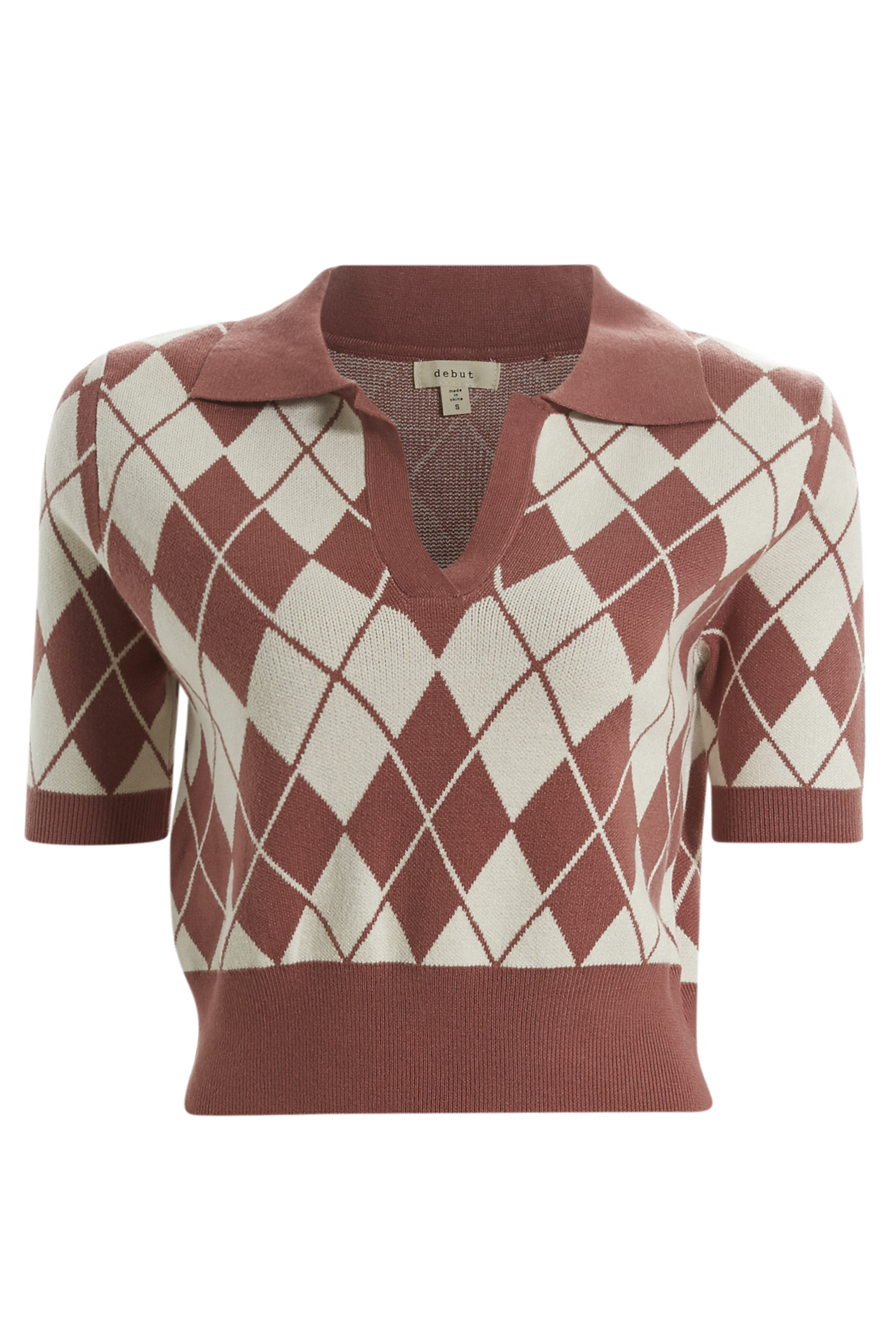 Argyle Polo Pullover