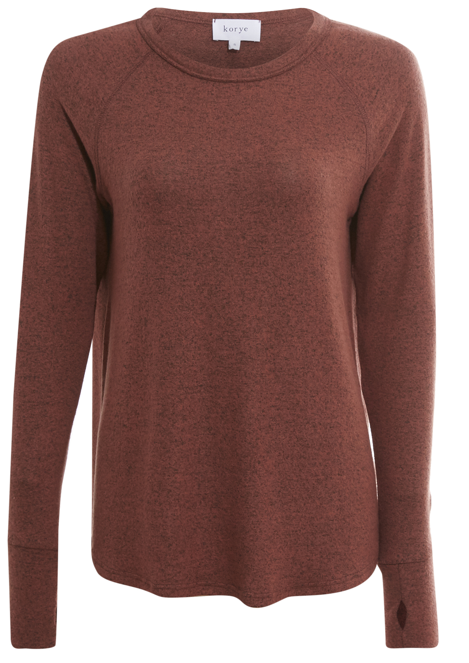 Long Sleeve Brushed Knit Top