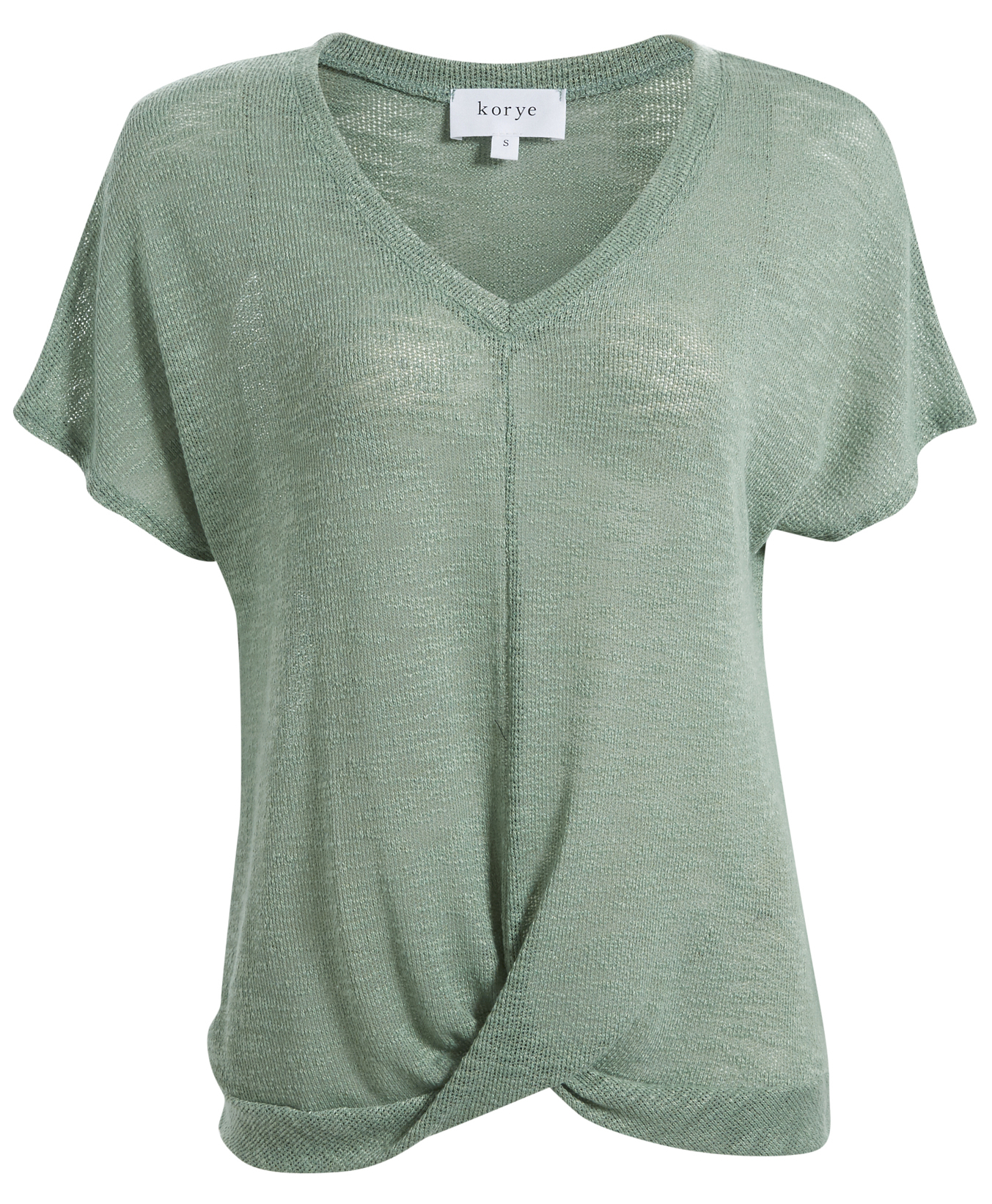 Twist Front Short Sleeve Top