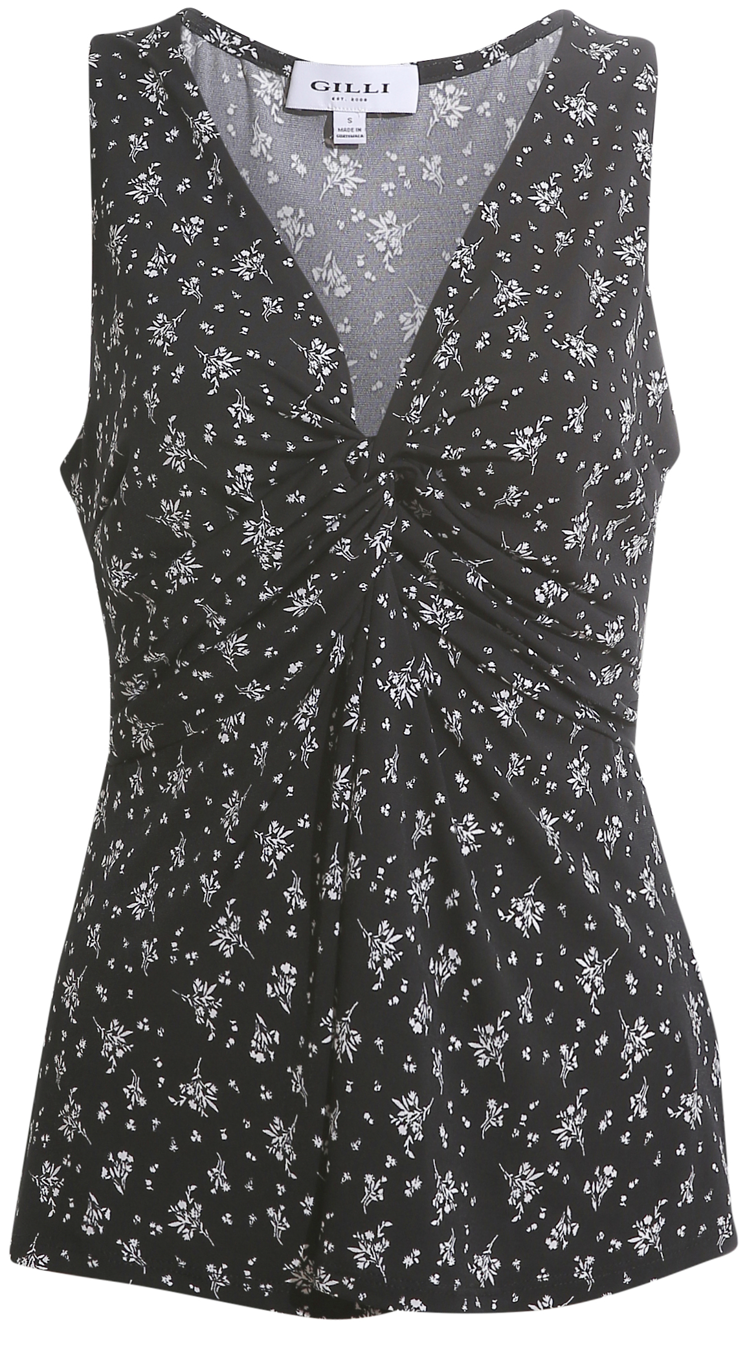 Sleeveless Front Twist Top