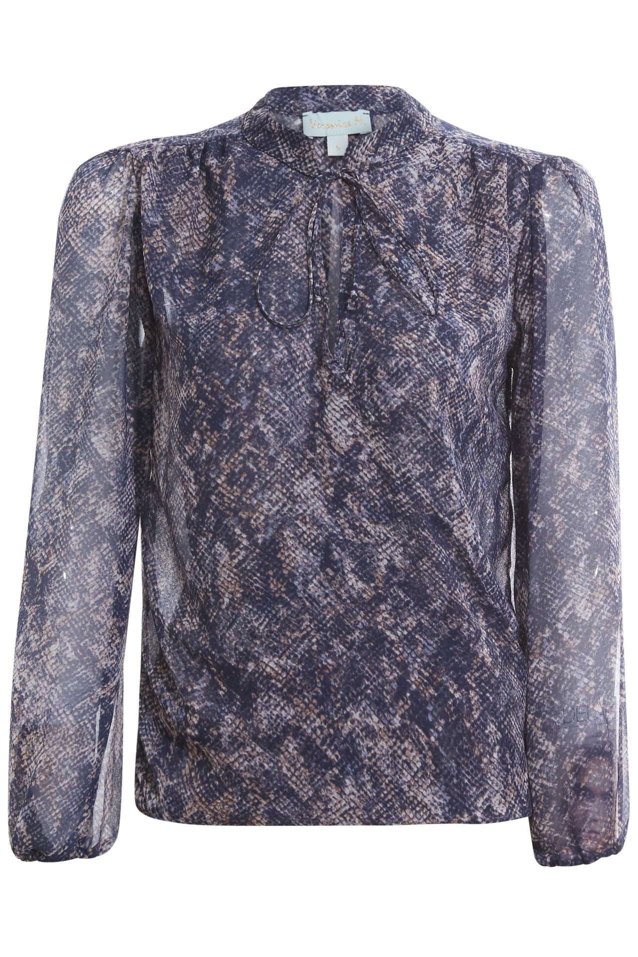 Veronica M Long Sleeve Surplice Blouse