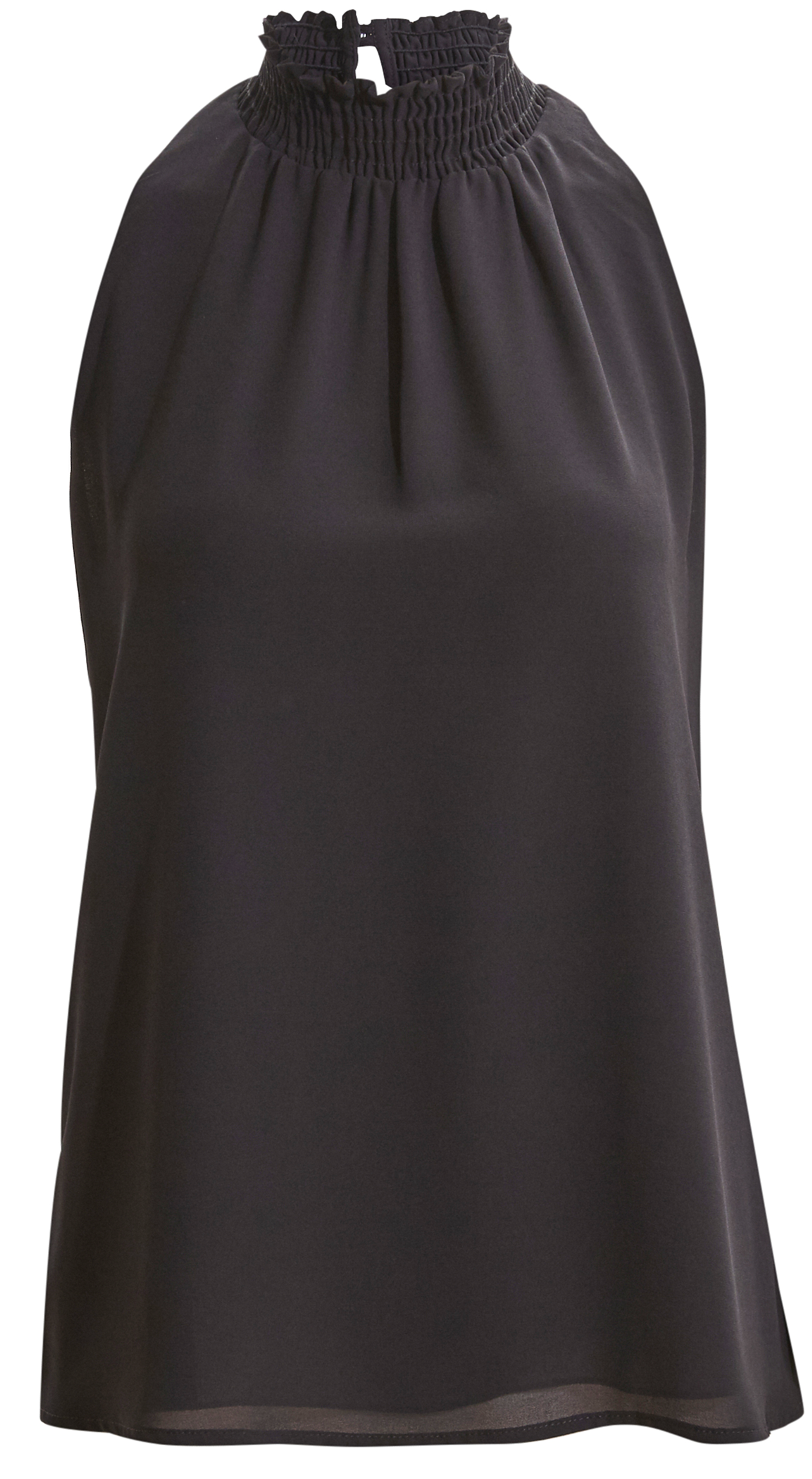 Veronica M High Neck Chiffon Top