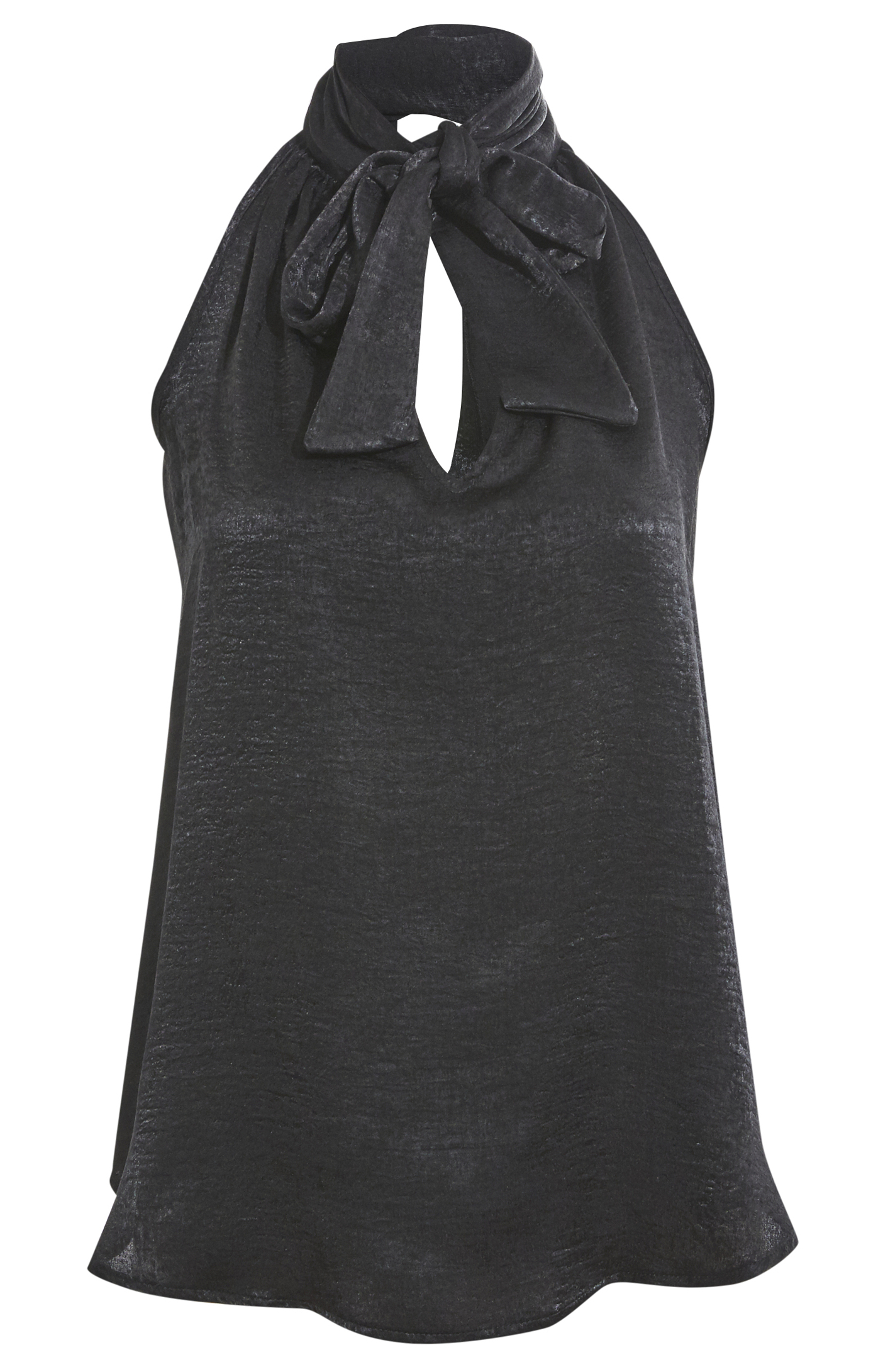 Veronica M Twist Halter Sleeveless Top