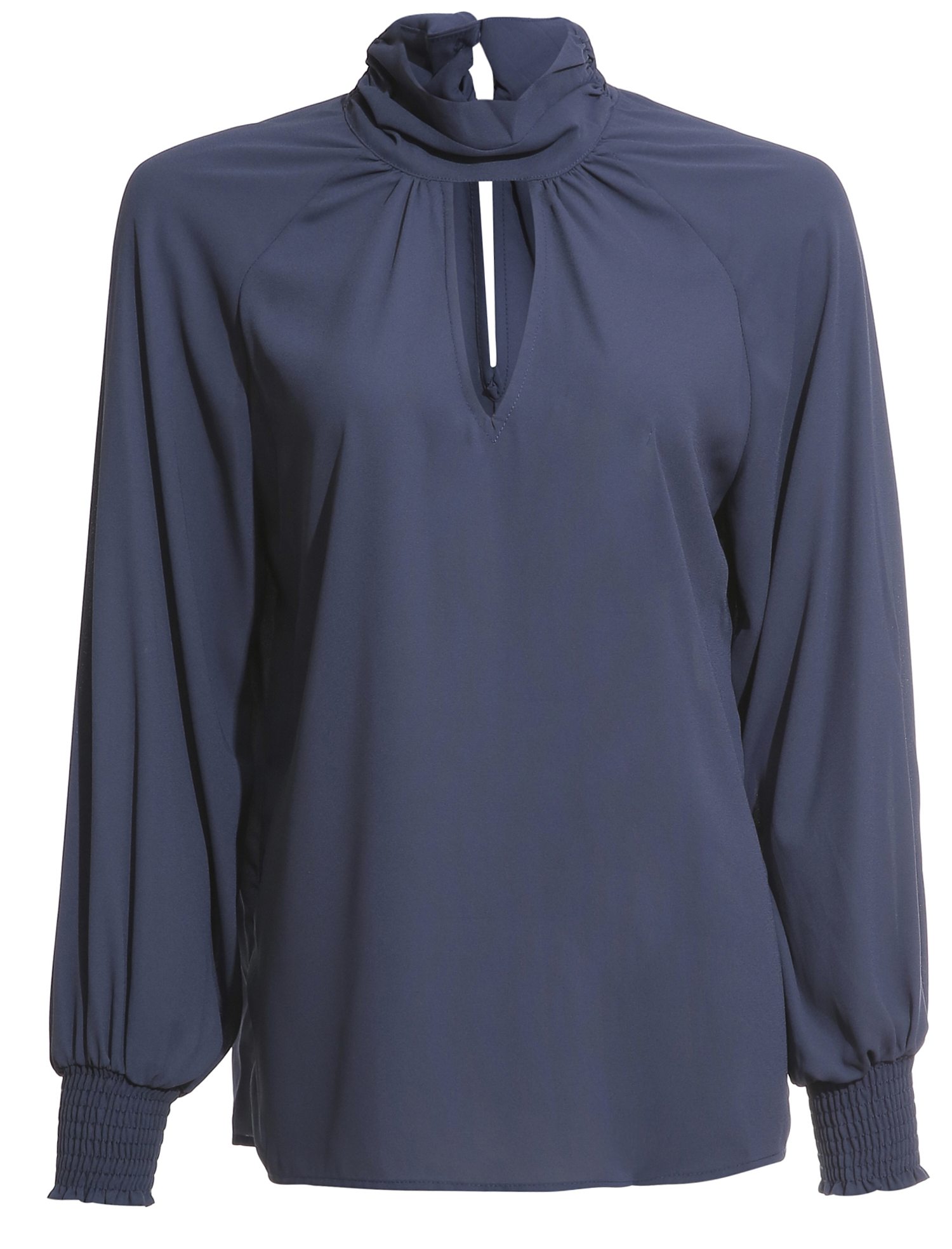 Veronica M	Mock Neck Long Sleeve Blouse