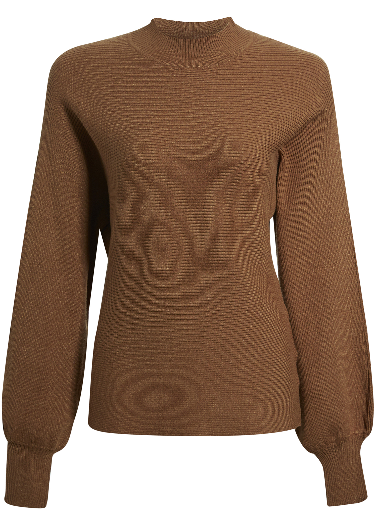 Ribbed Mock Neck Sweater