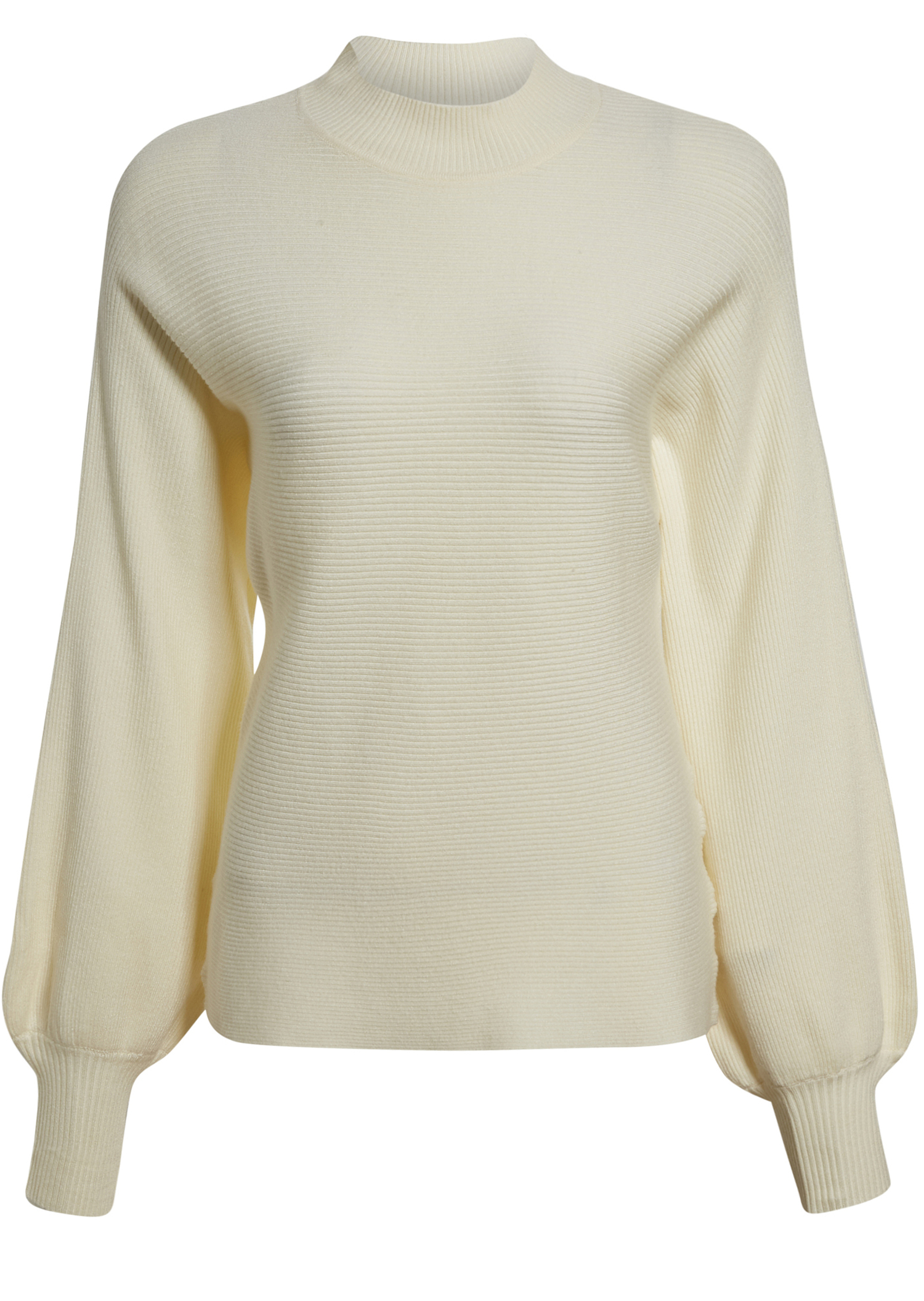 Ribbed Mock Neck Sweater