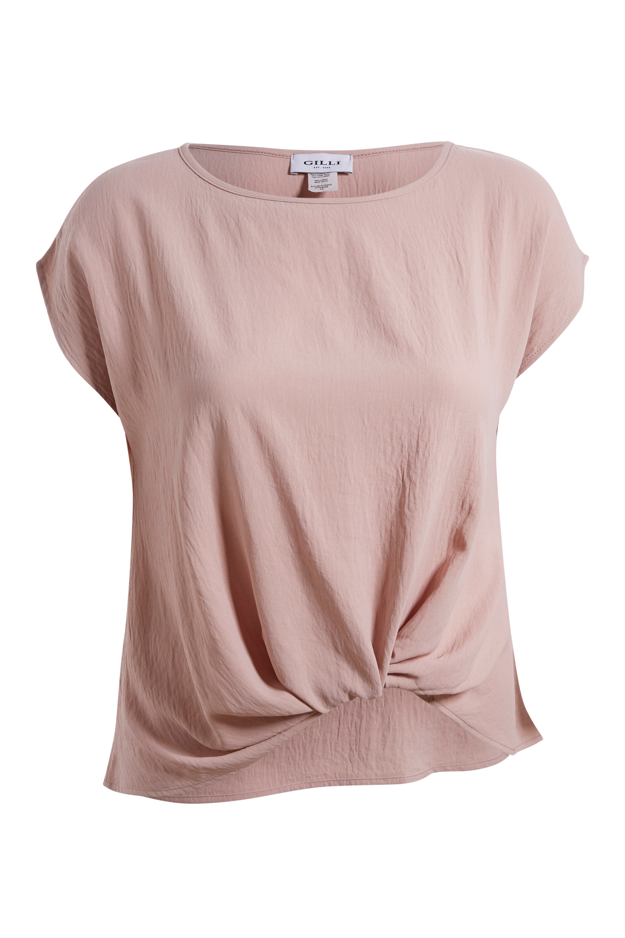 Side Knot Short Sleeve Top