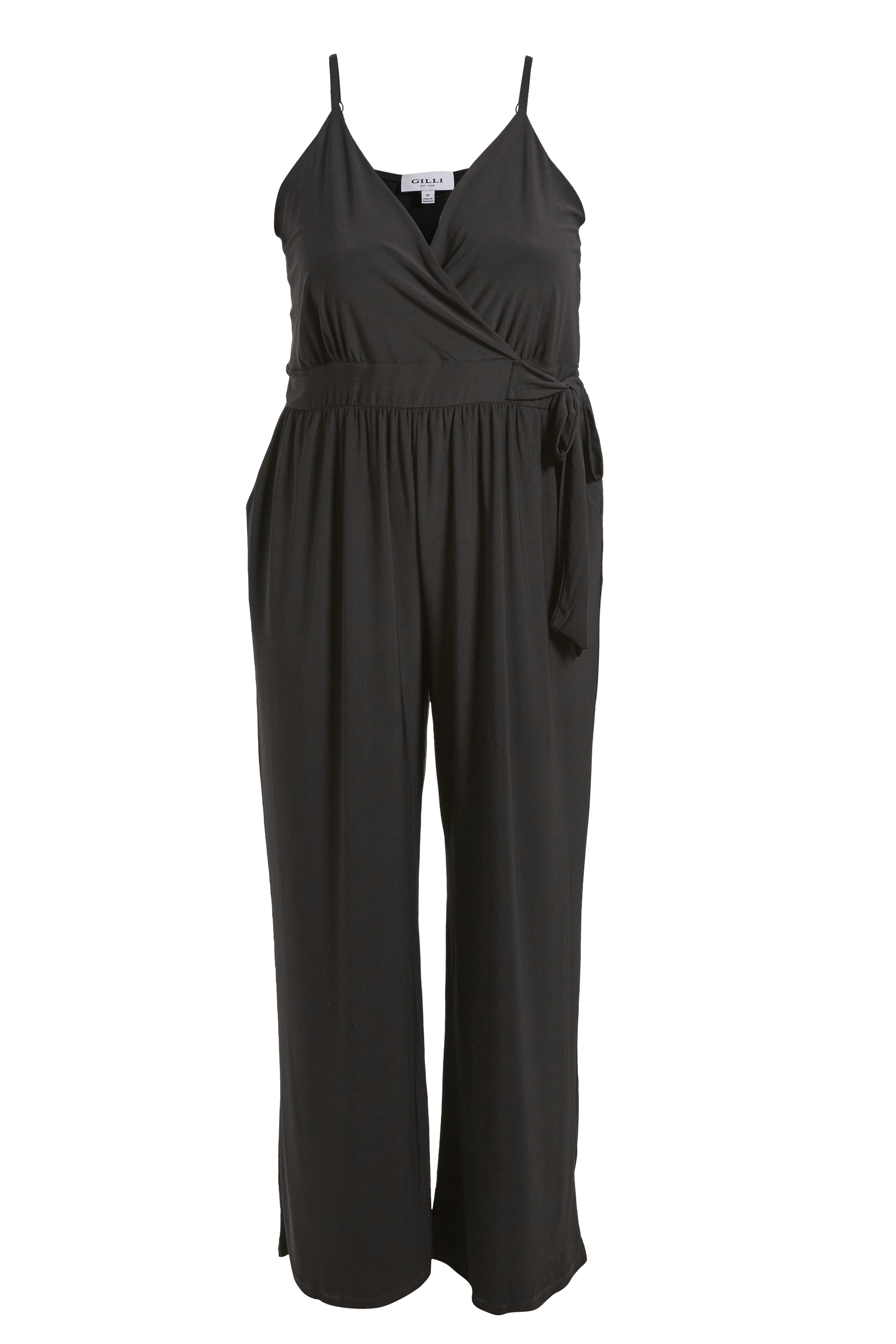 Surplice Jumpsuit with Side Tie