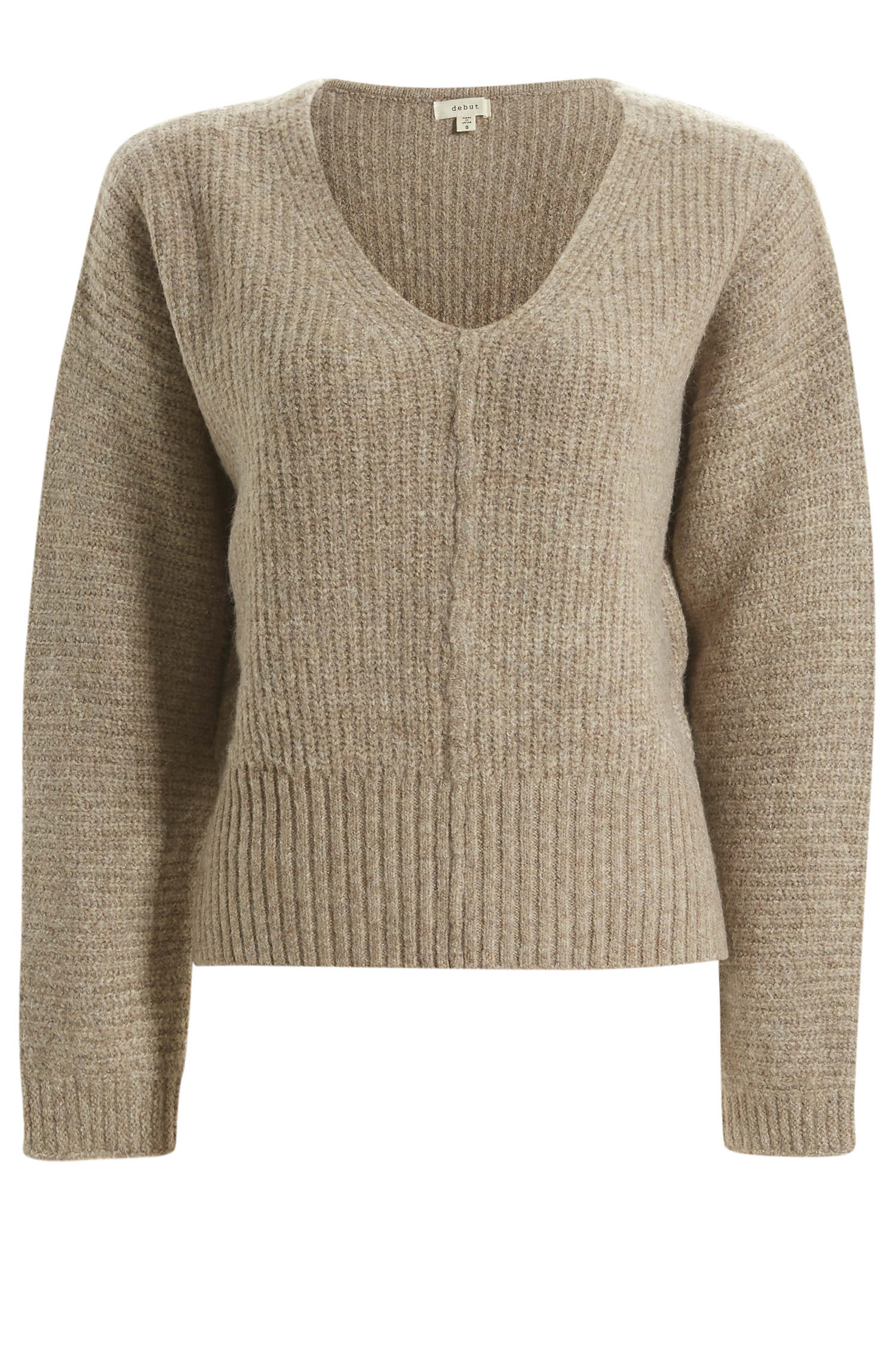 Heather V-Neck Pullover