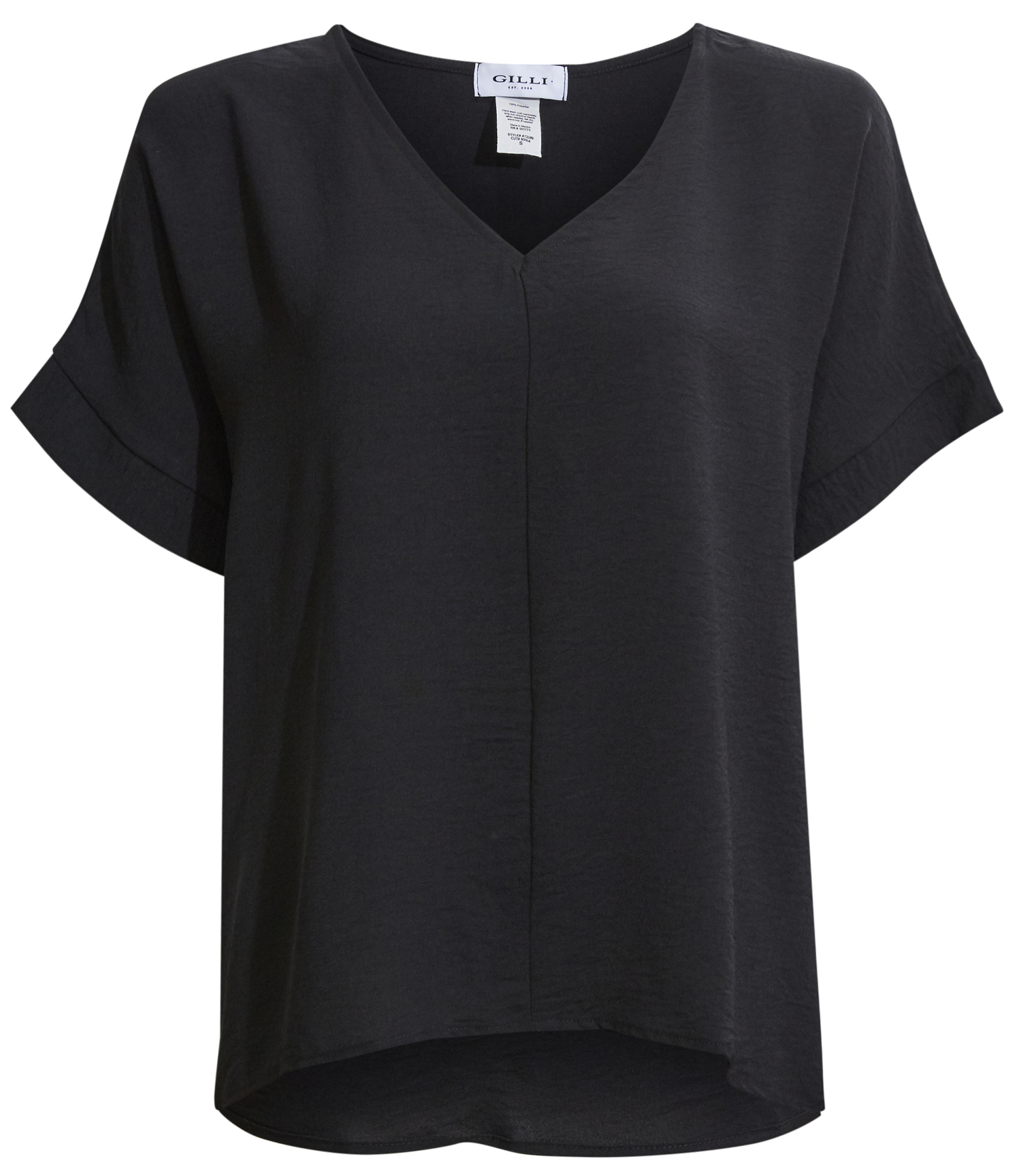 Dolman Sleeve V-neck Top