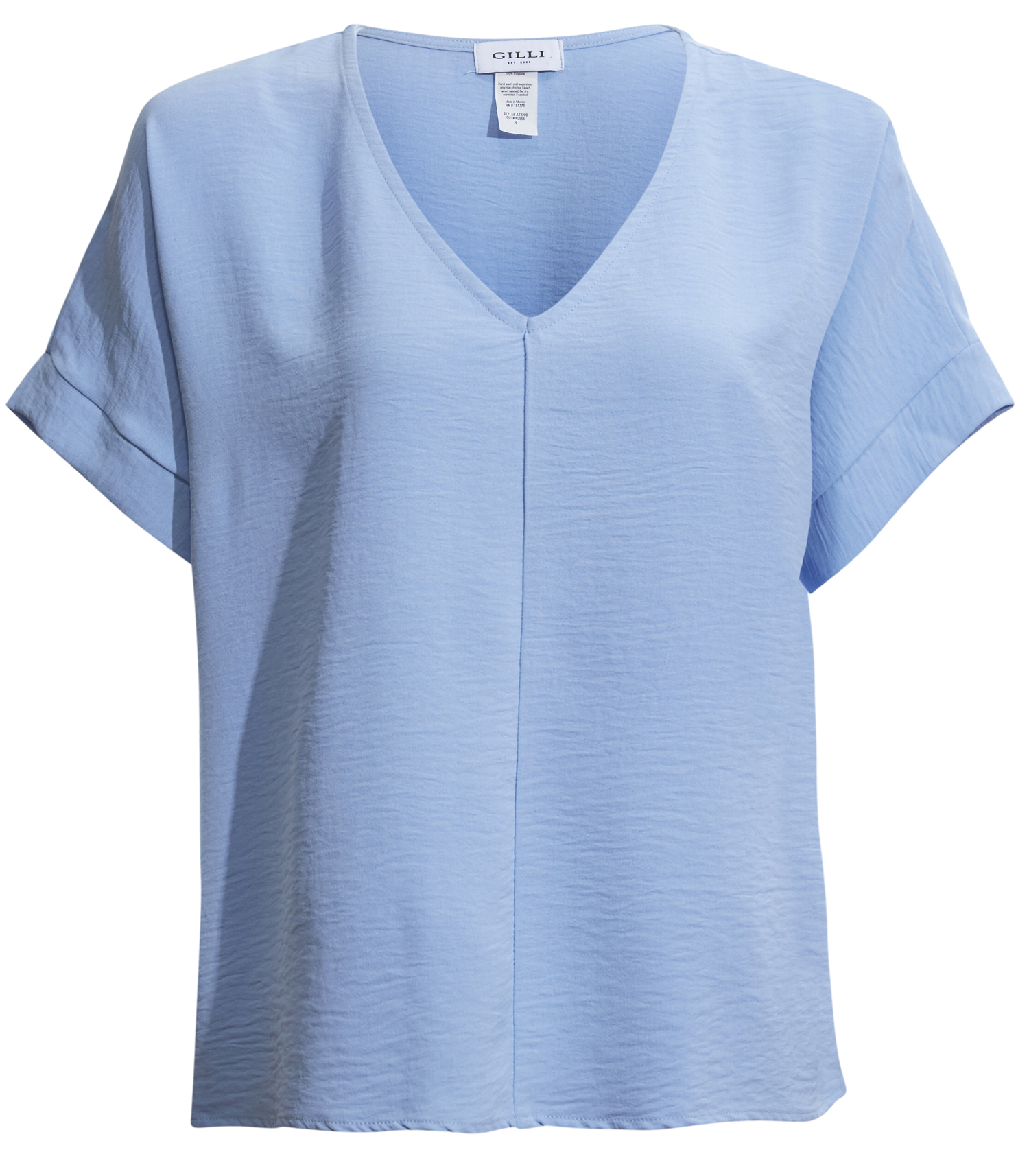 Dolman Sleeve V-neck Top