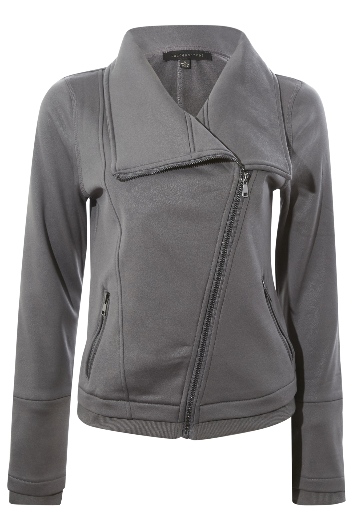 Coated Moto Jacket