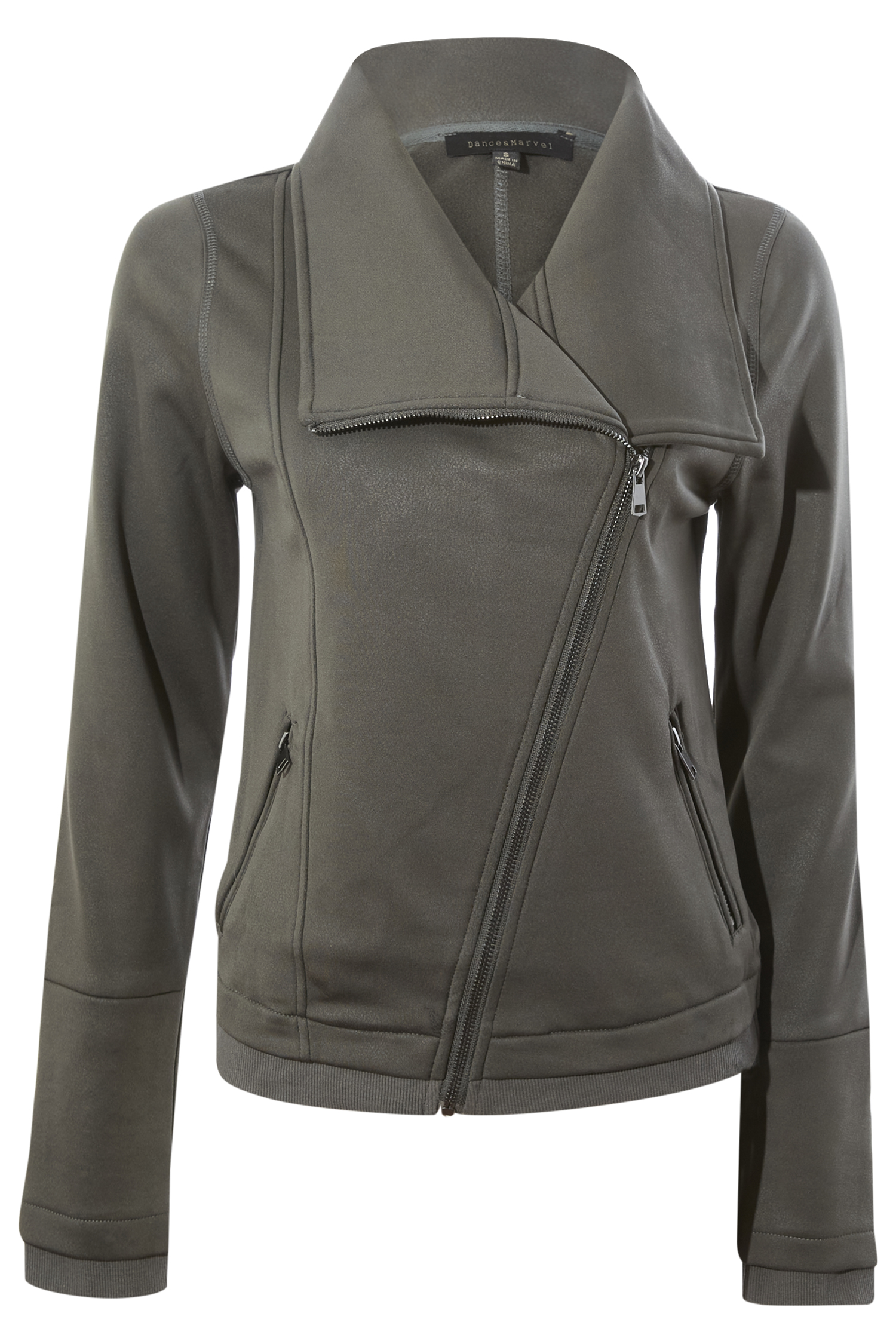 Coated Moto Jacket