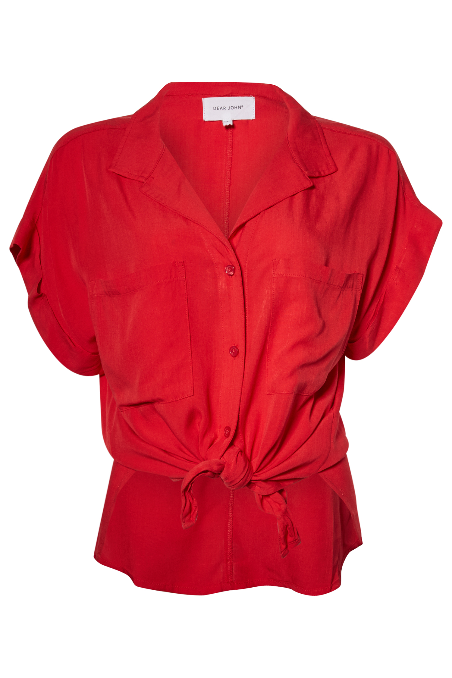 Dear John Waist Tie Top