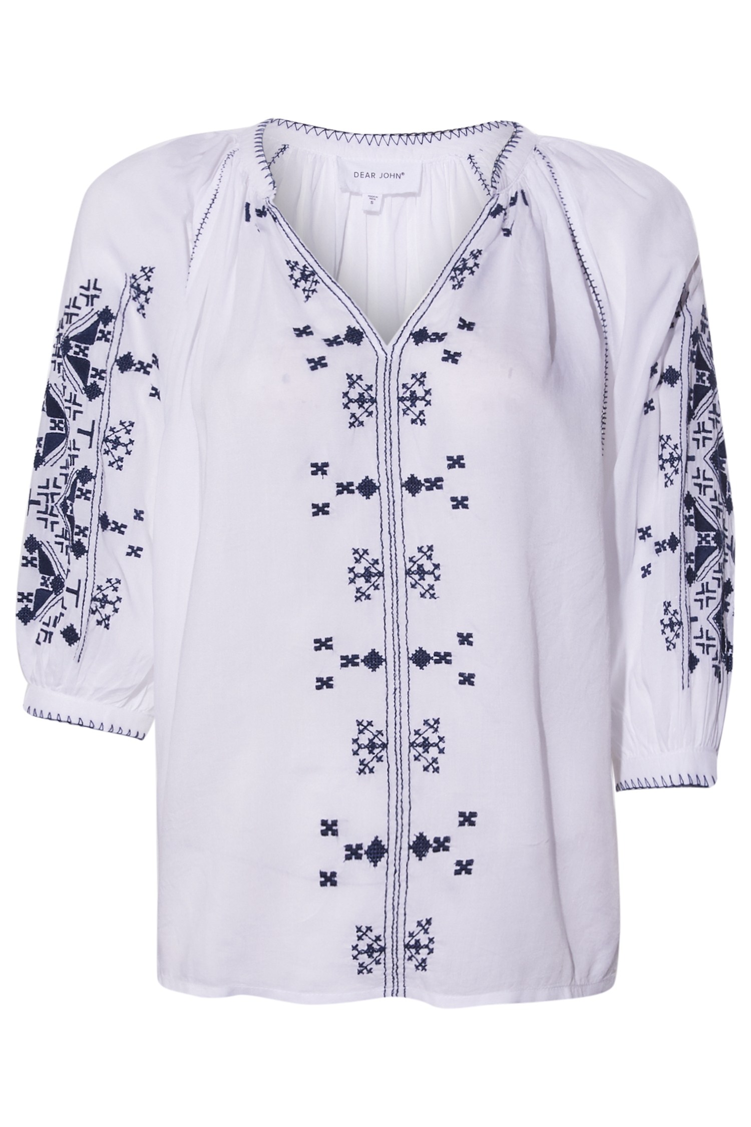 Dear John Embroidered Top