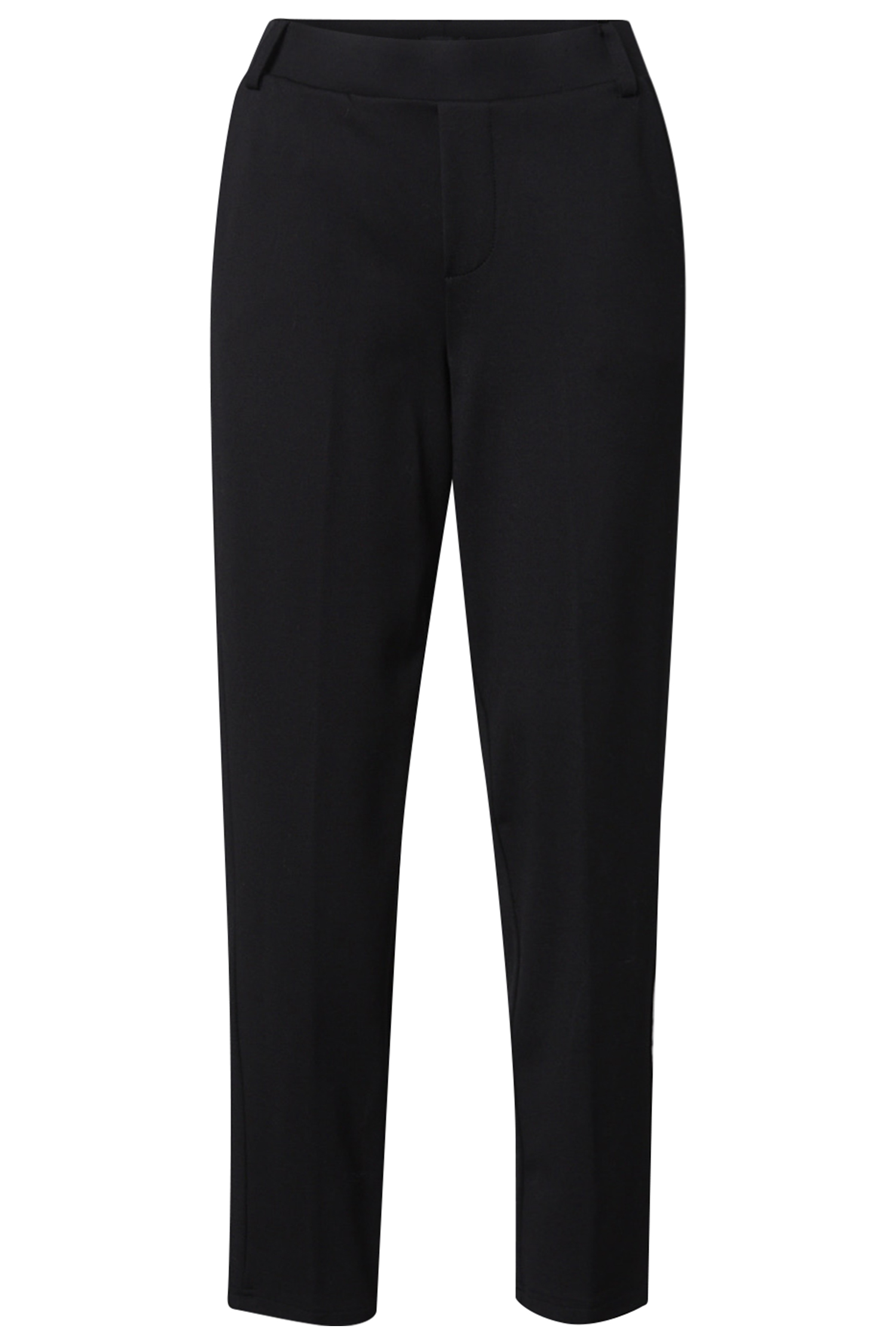 Cropped High Rise Pull On Trouser