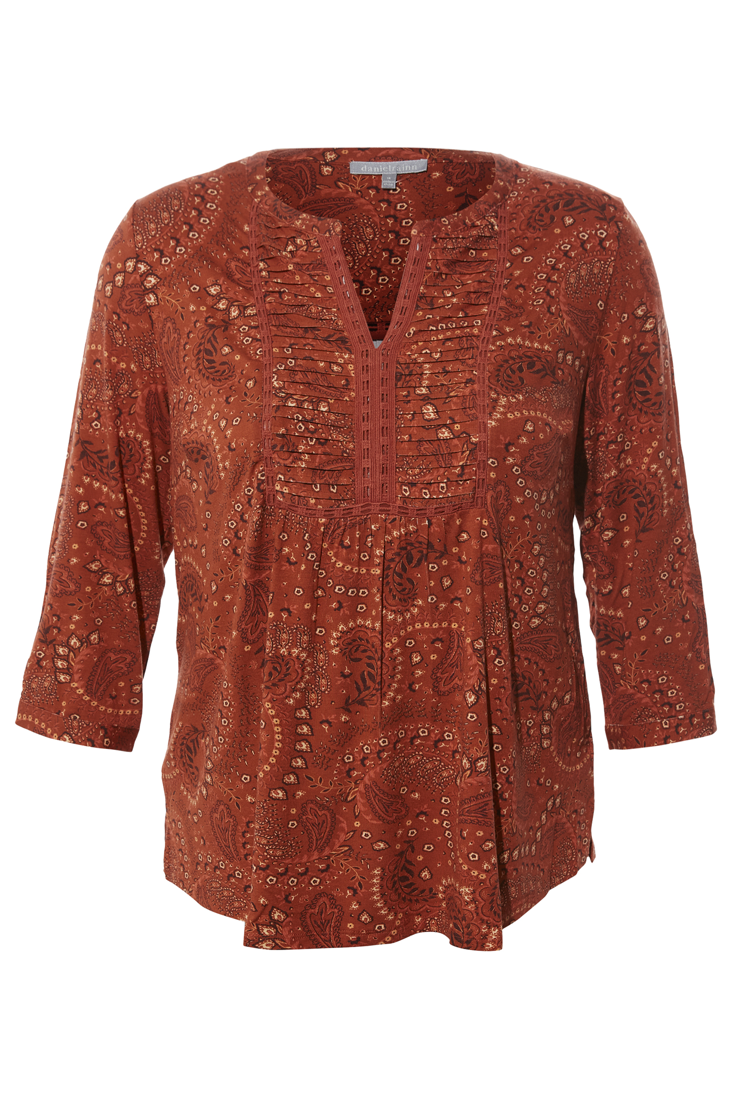 Daniel Rainn Printed Long Sleeve Top
