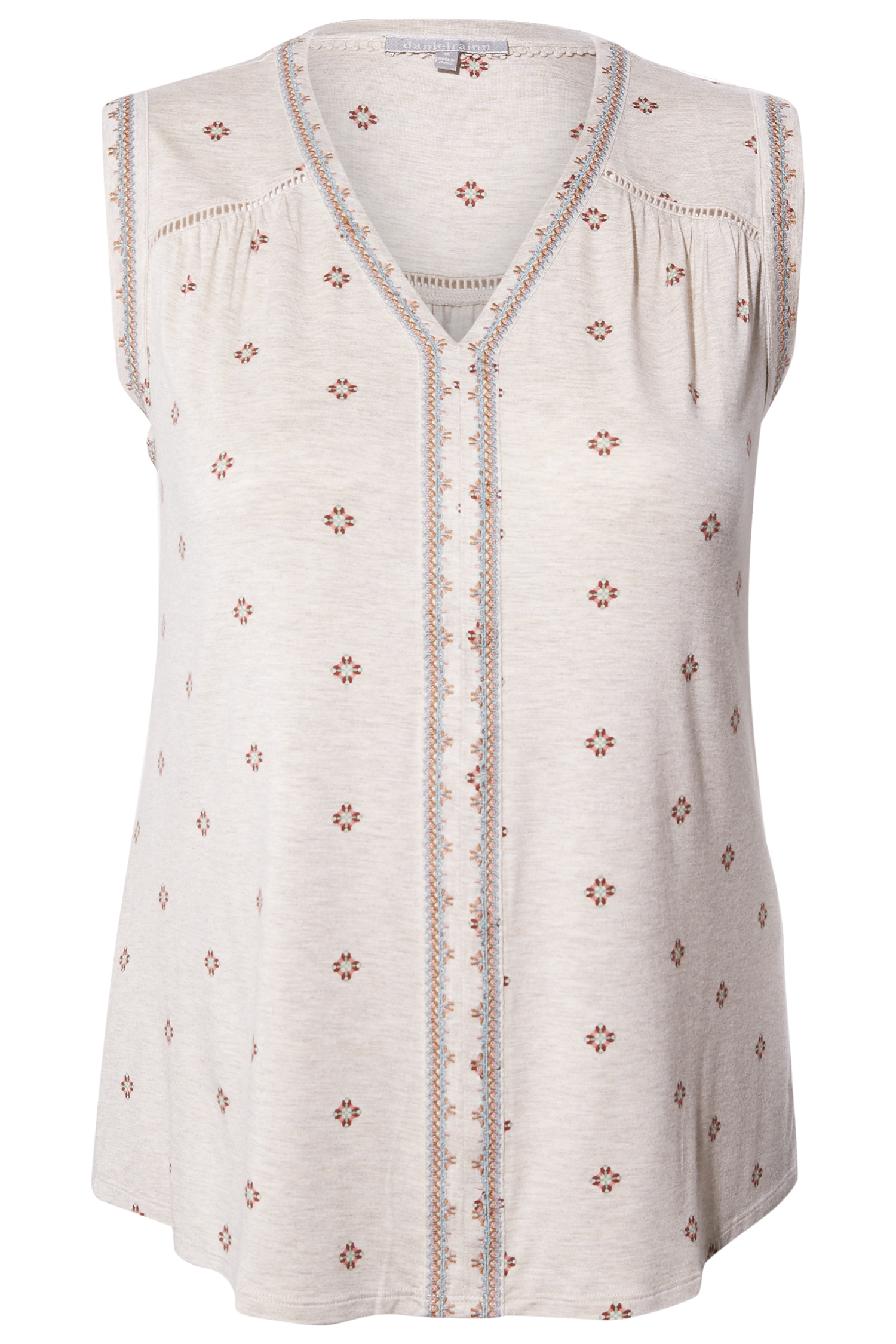 Daniel Rainn Printed V-Neck