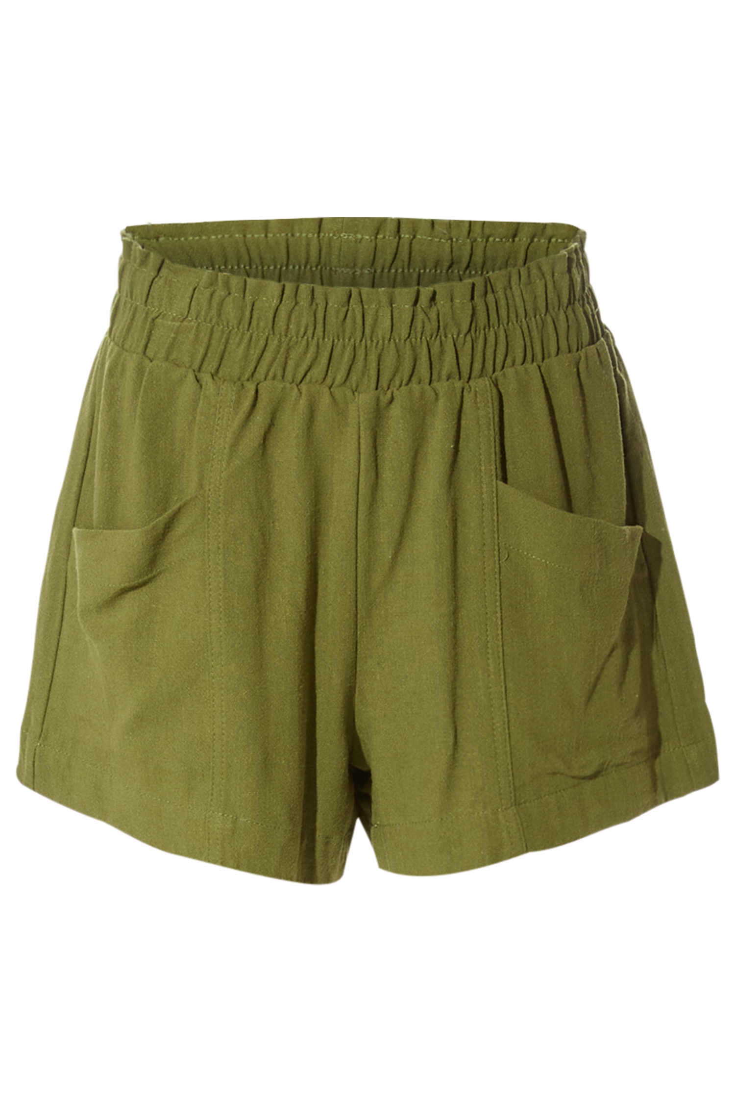 Smocked Waist Shorts