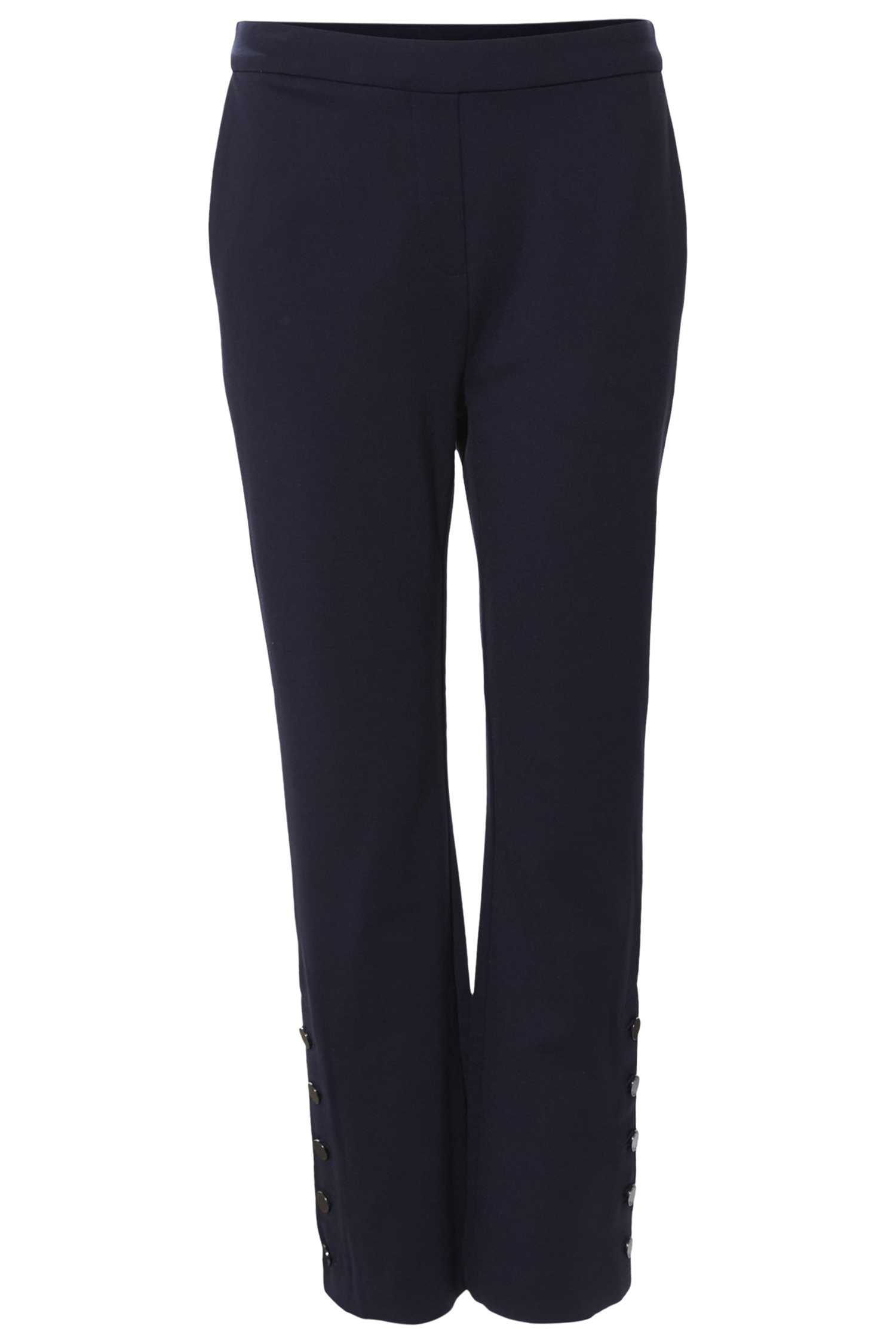 Mid Rise Pull On Trousers