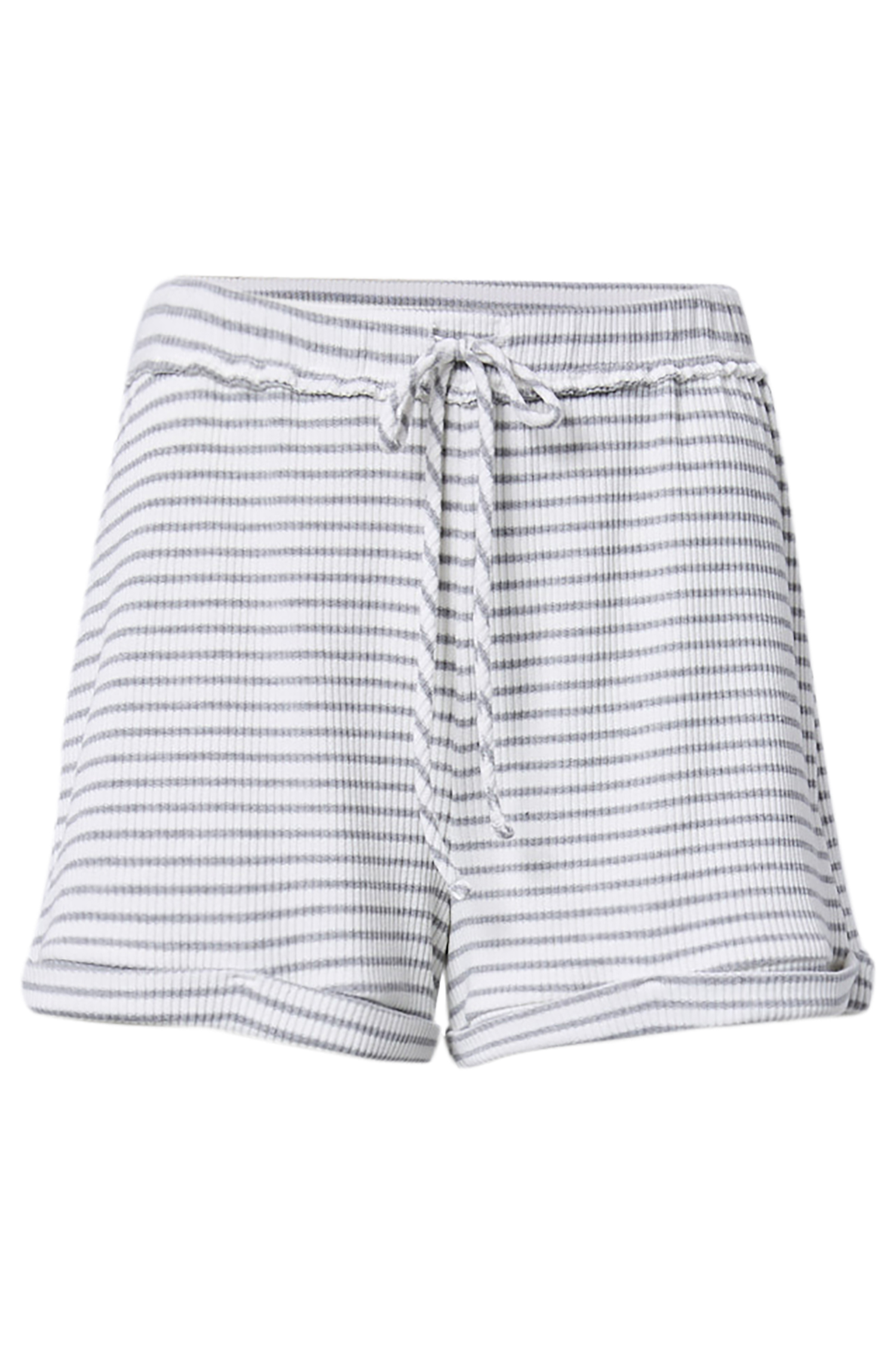 High Rise Striped Shorts