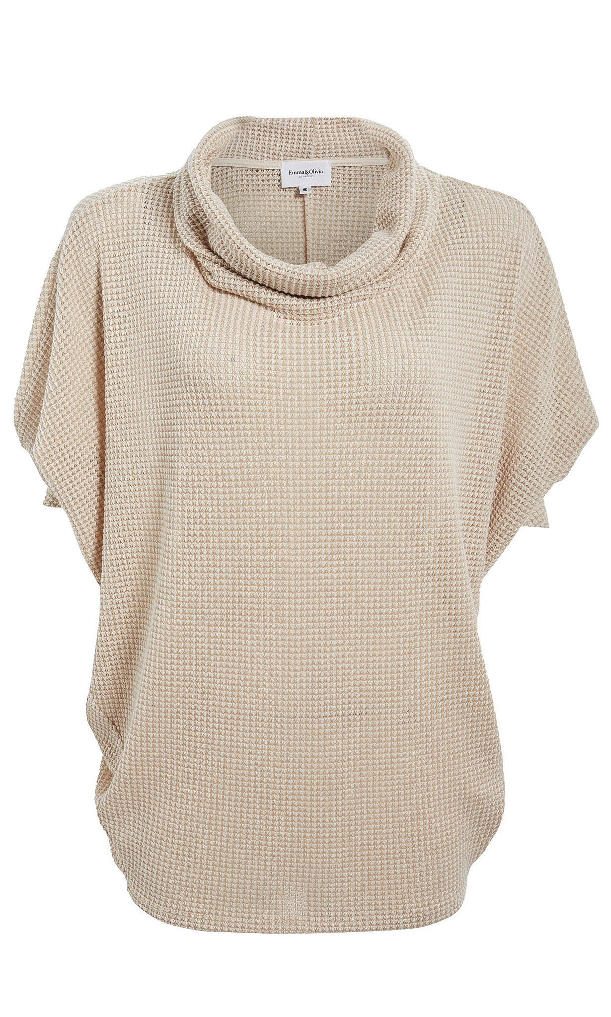 Cowl Neck Dolman Sleeve Top