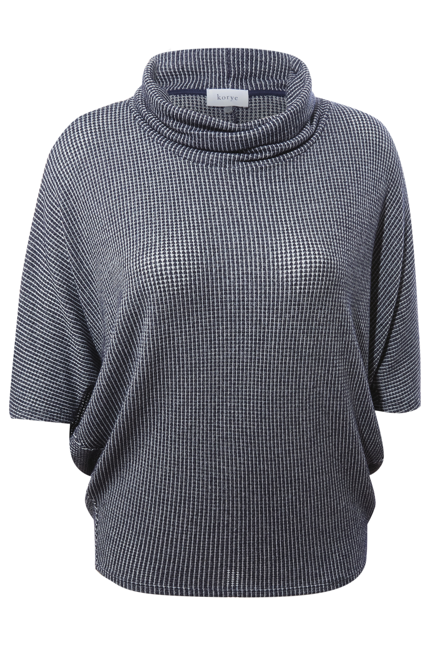 Cowl Neck Dolman Sleeve Top