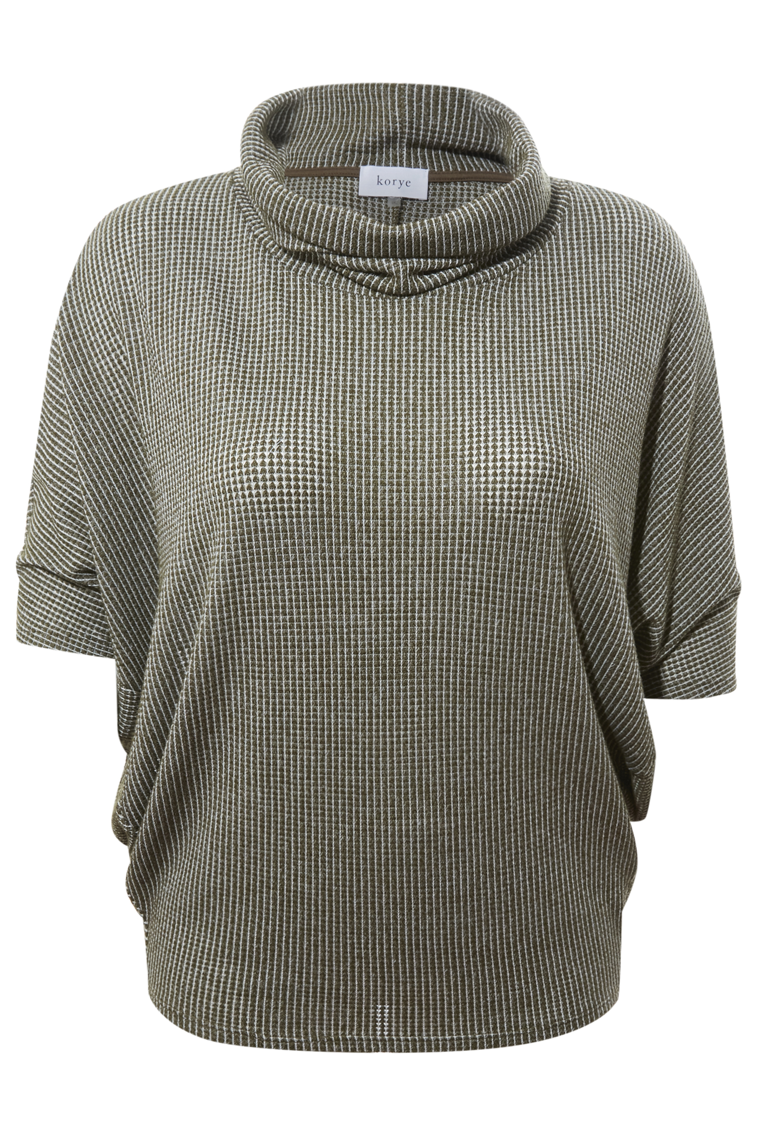 Cowl Neck Dolman Sleeve Top