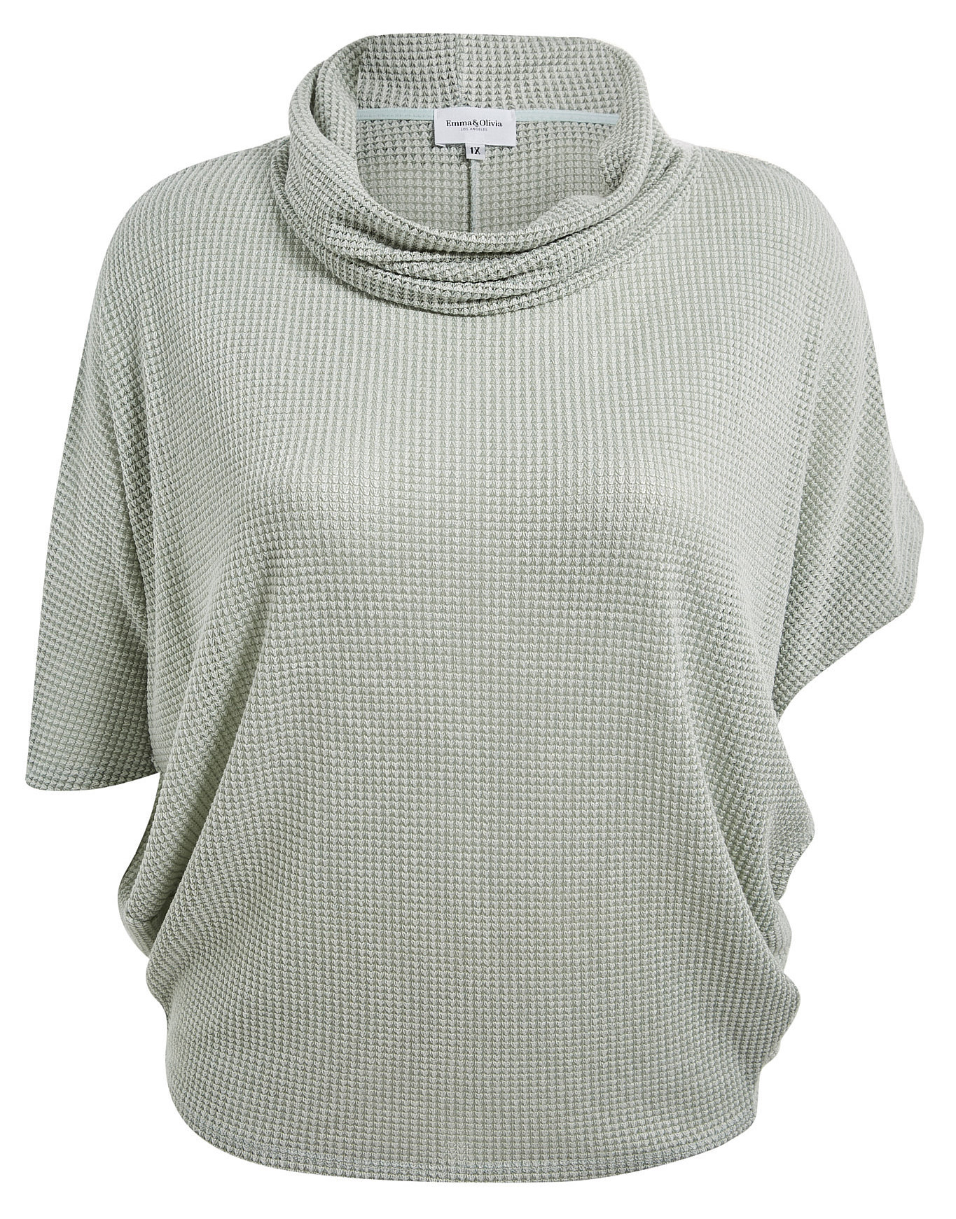 Cowl Neck Dolman Sleeve Top
