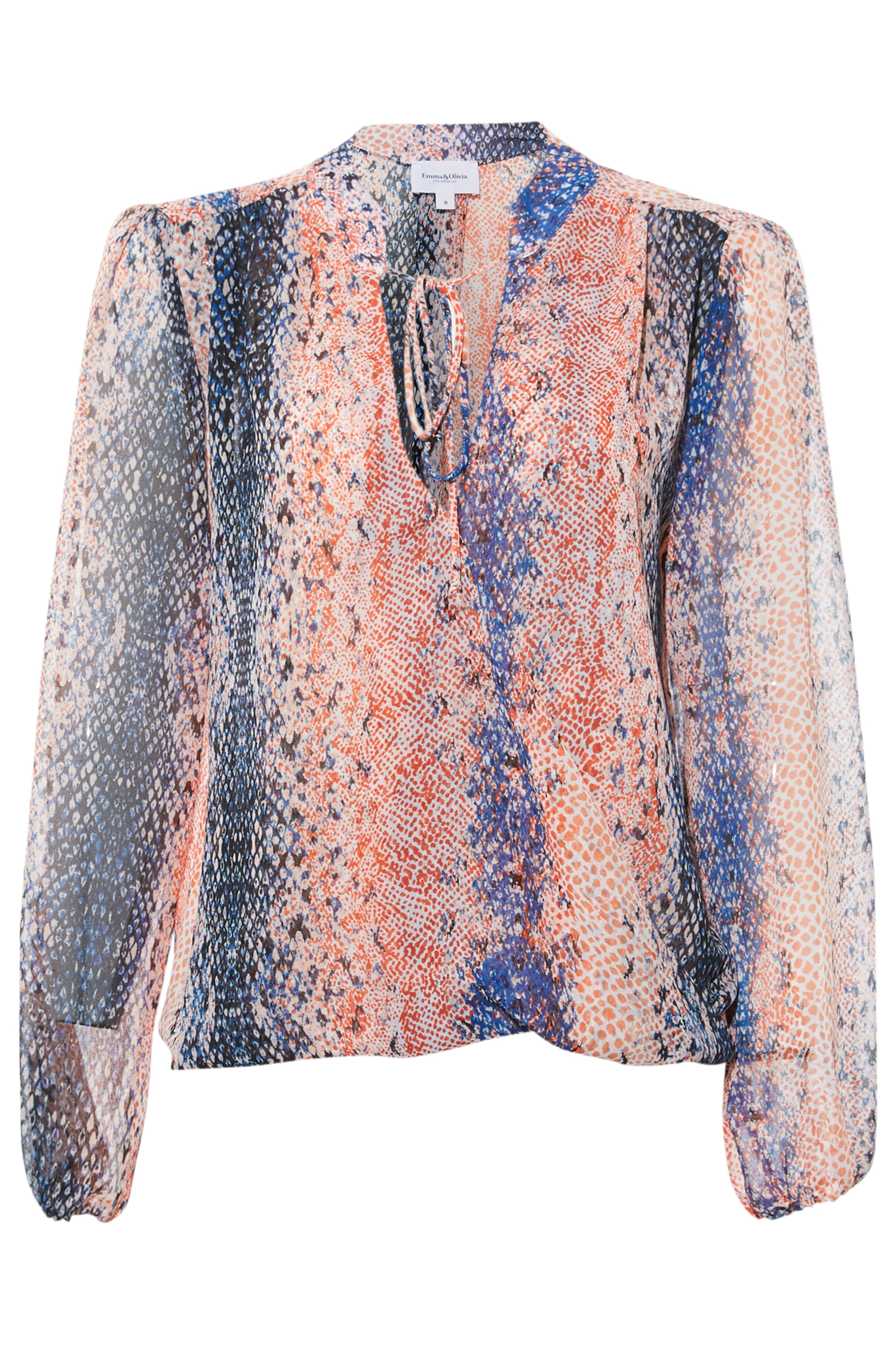 Multi Color Surplice Top