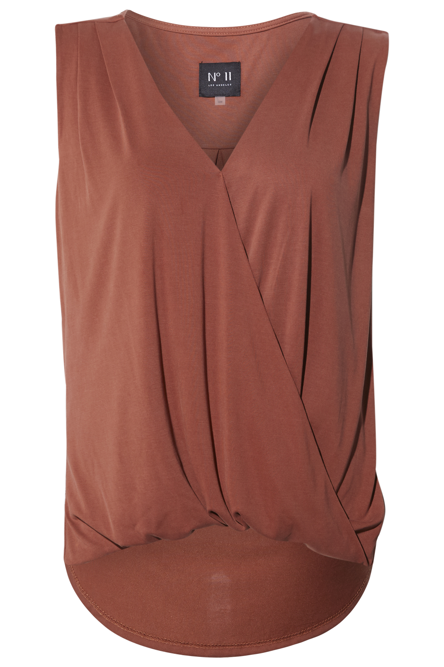 Sleeveless Surplice Top