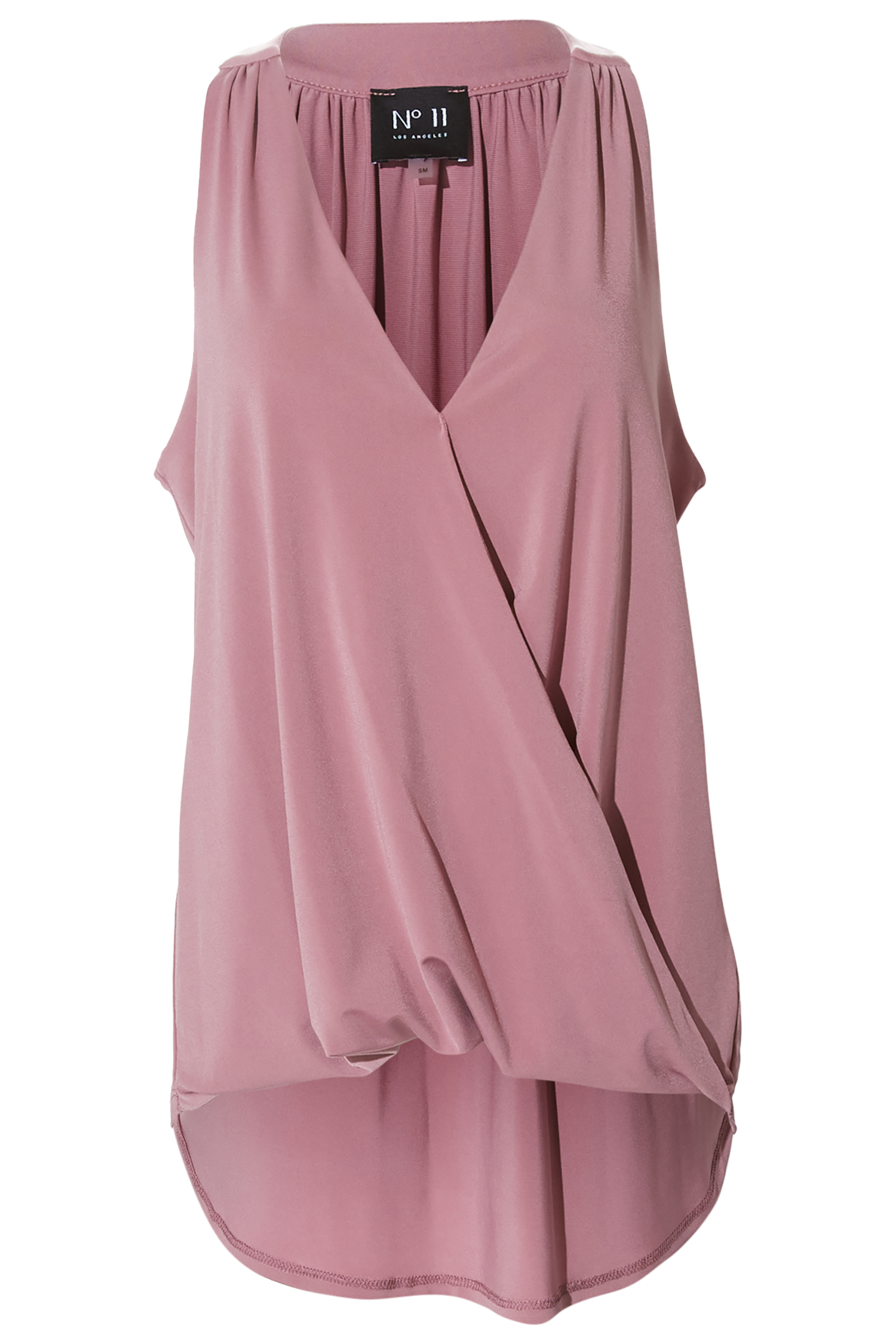 Sleeveless Surplice Top