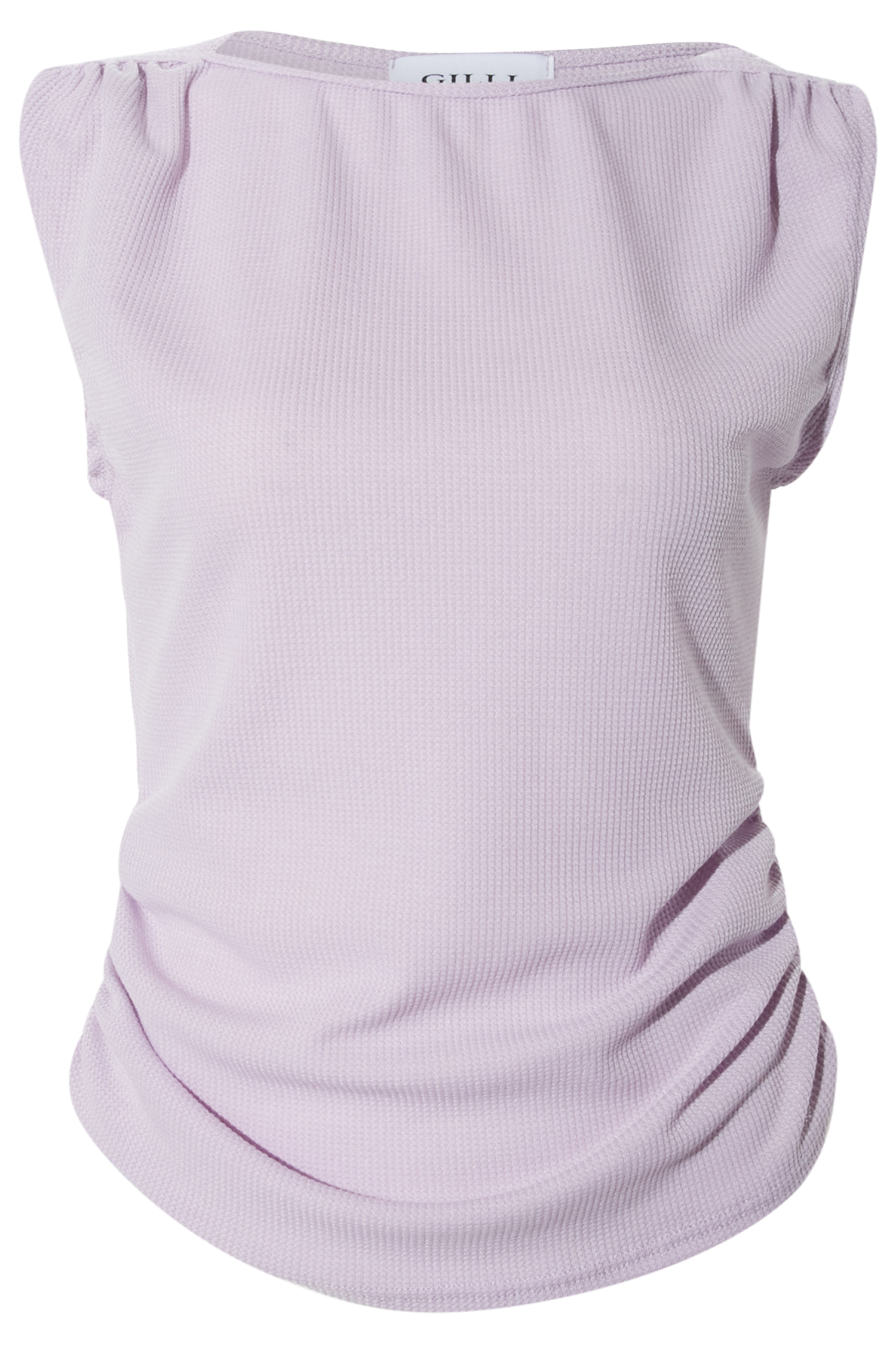 Shirred Sleeveless Top