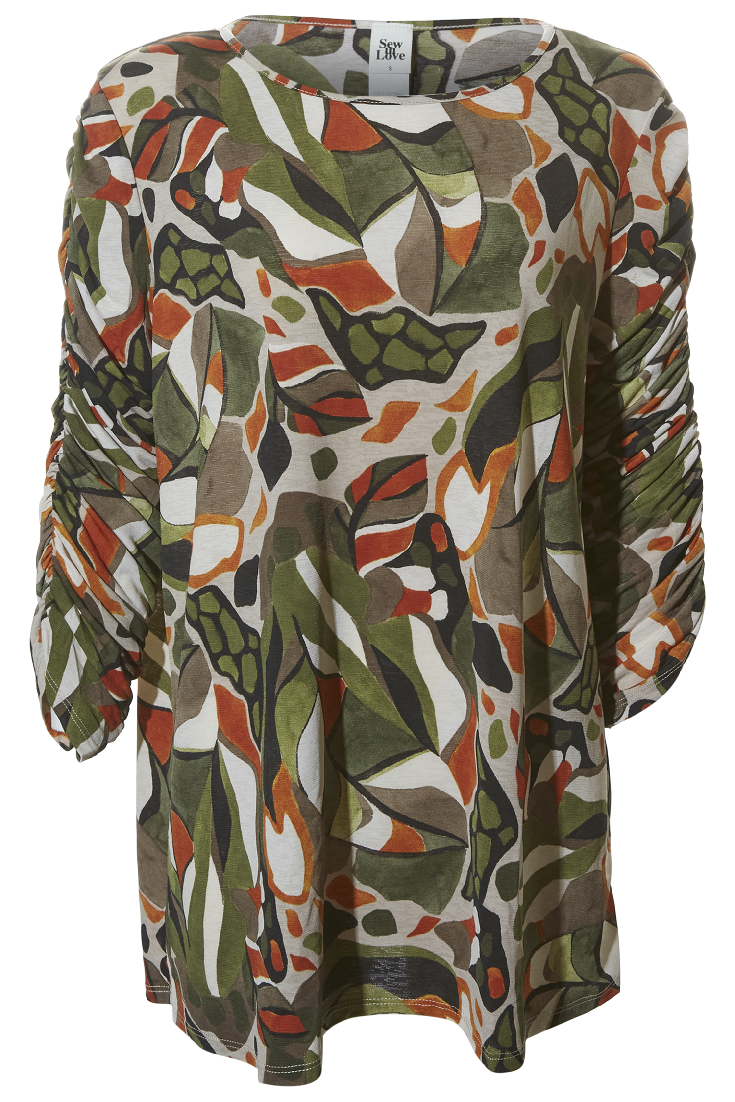 Ruched Sleeve Top