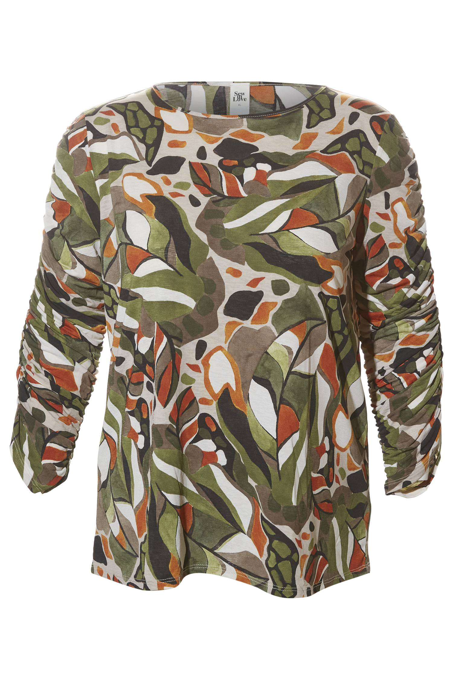 Ruched Sleeve Top