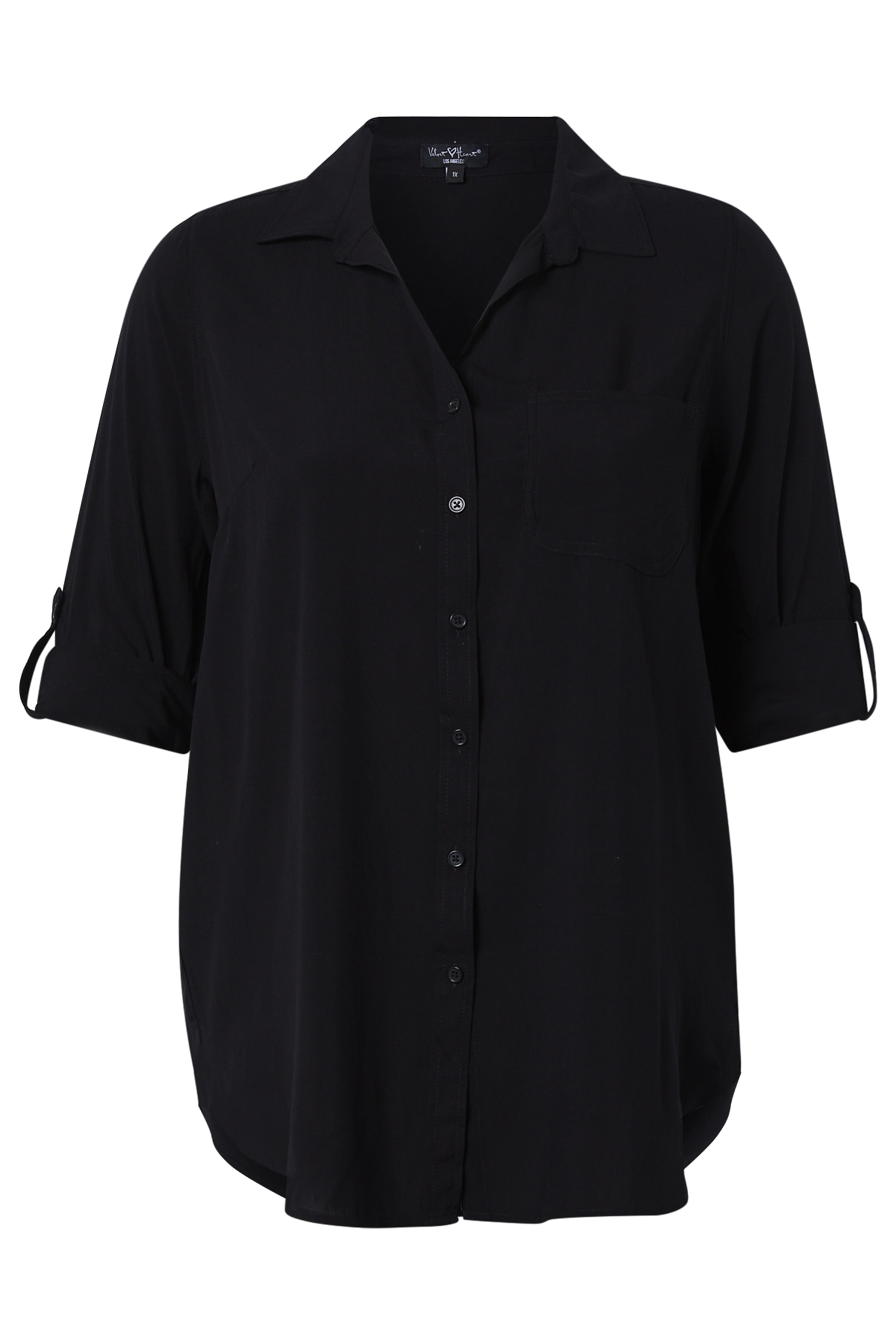 Velvet Heart Button Up Shirt