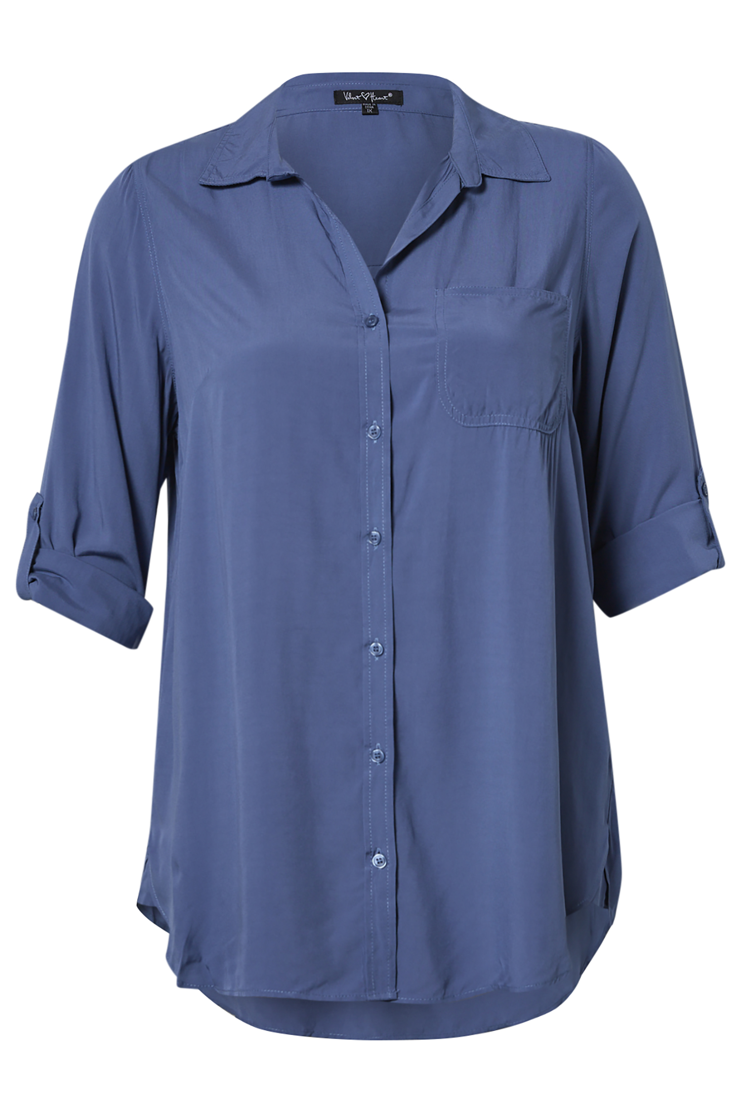 Velvet Heart Button Up Shirt