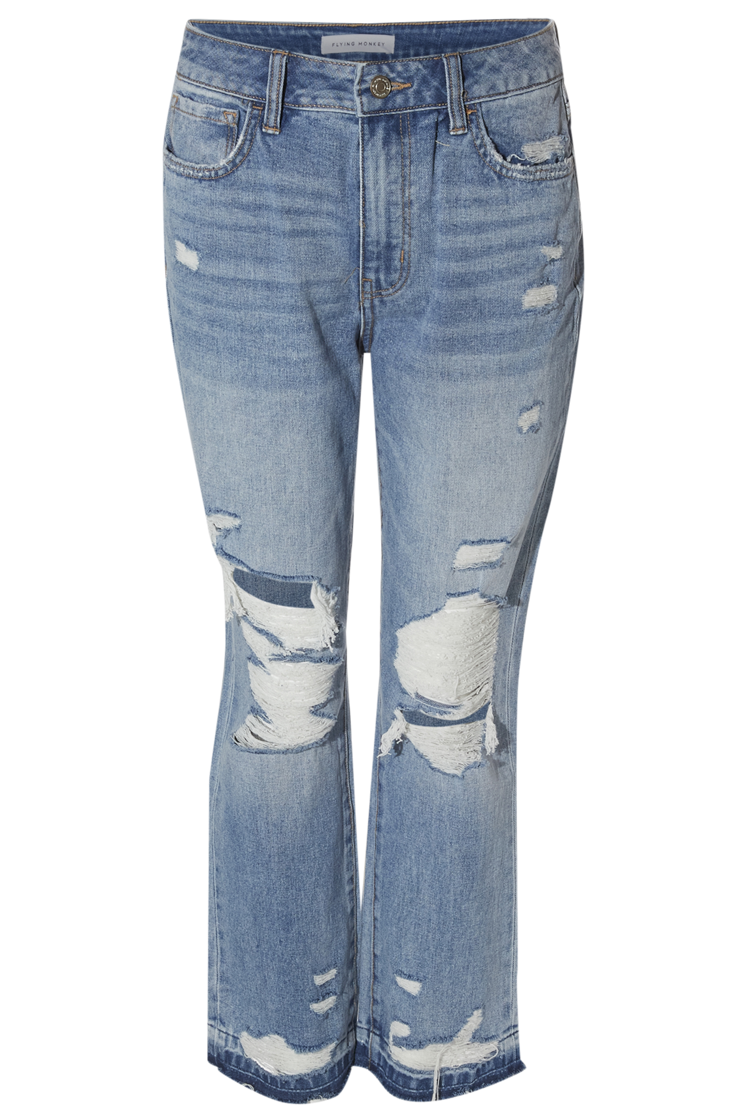 High Rise Straight Denim