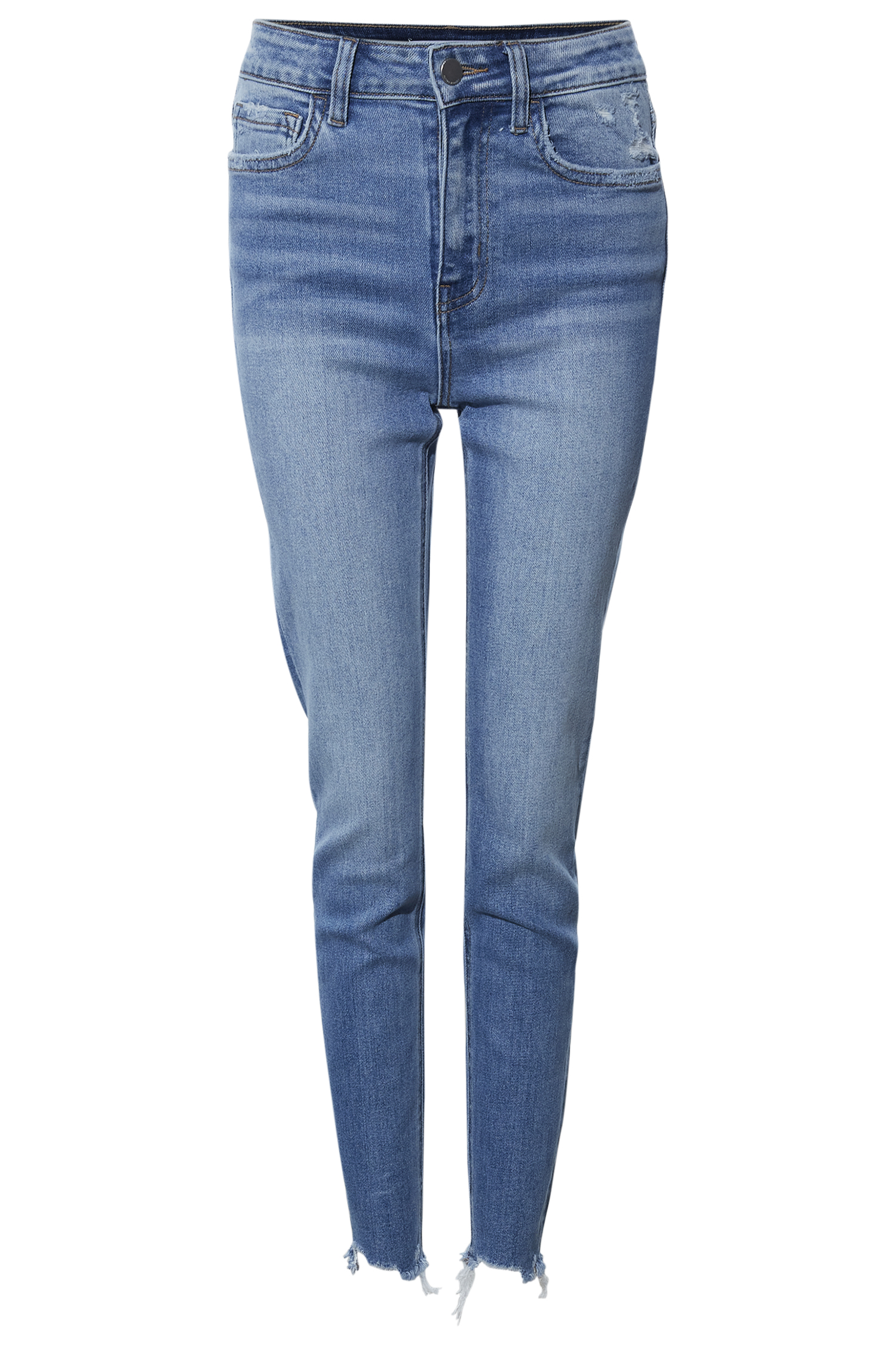 High Rise Crop Ankle Jean