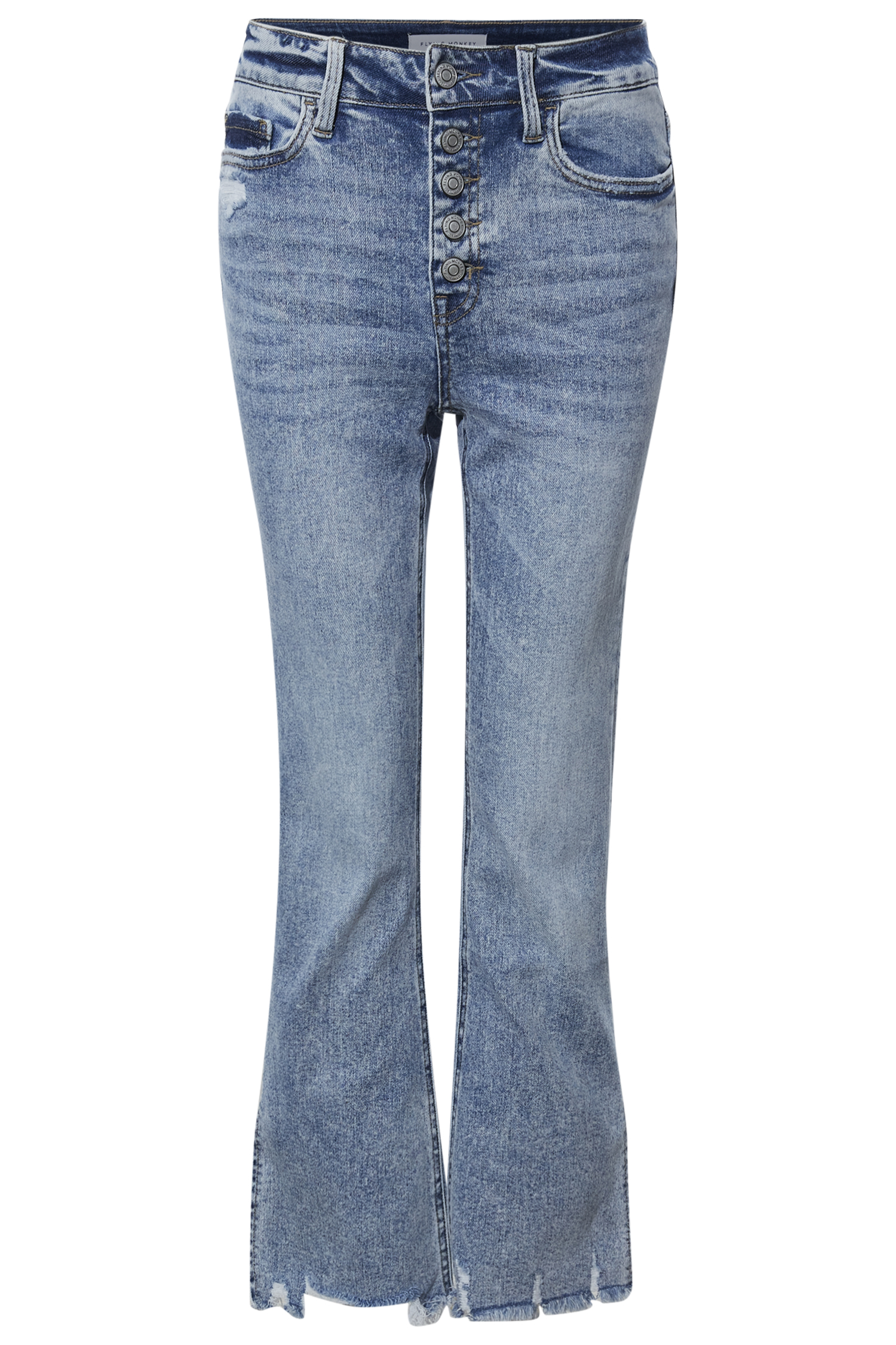 Flying Monkey High Rise Crop Flare Jean
