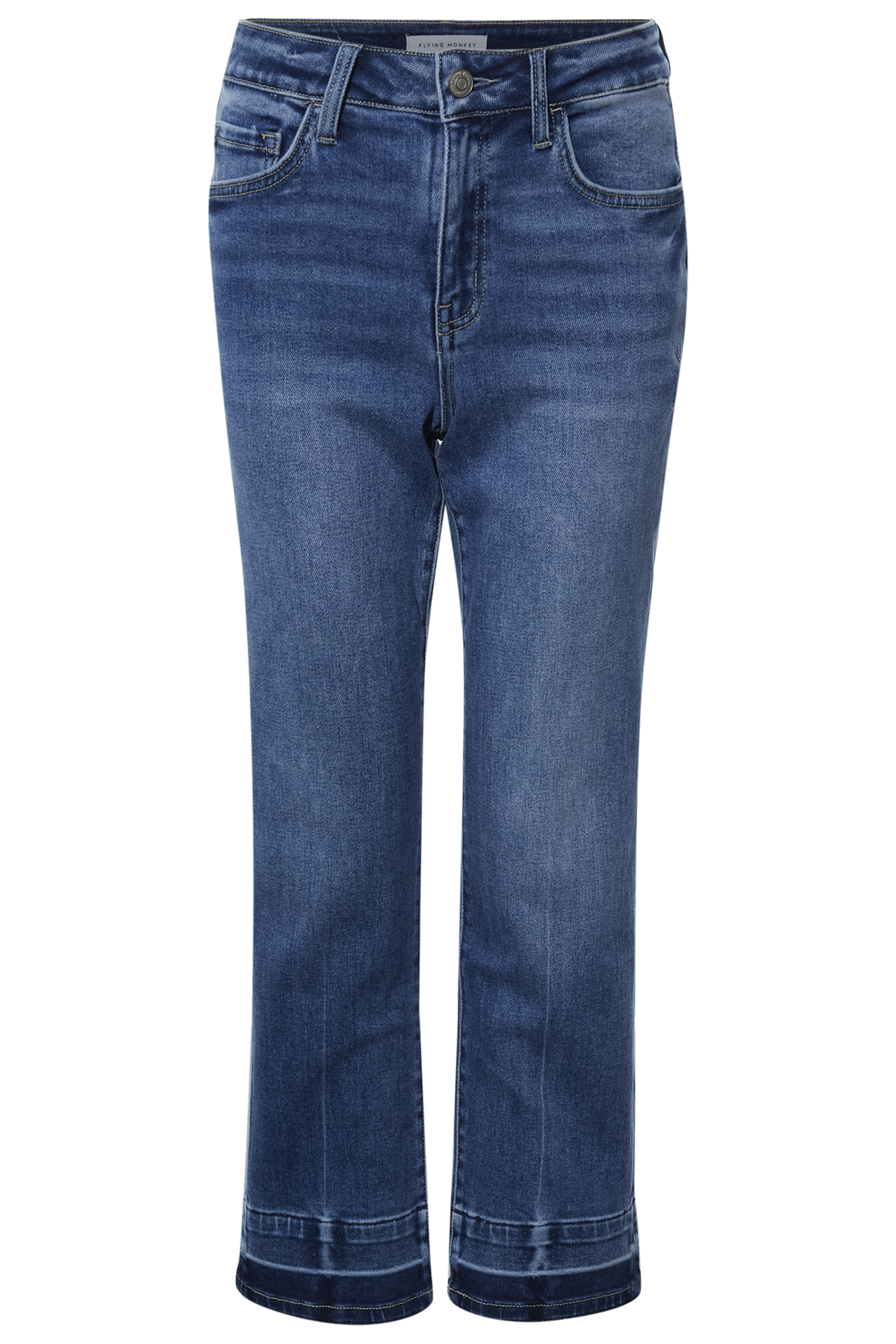 Mid Rise Relaxed Straight Jean